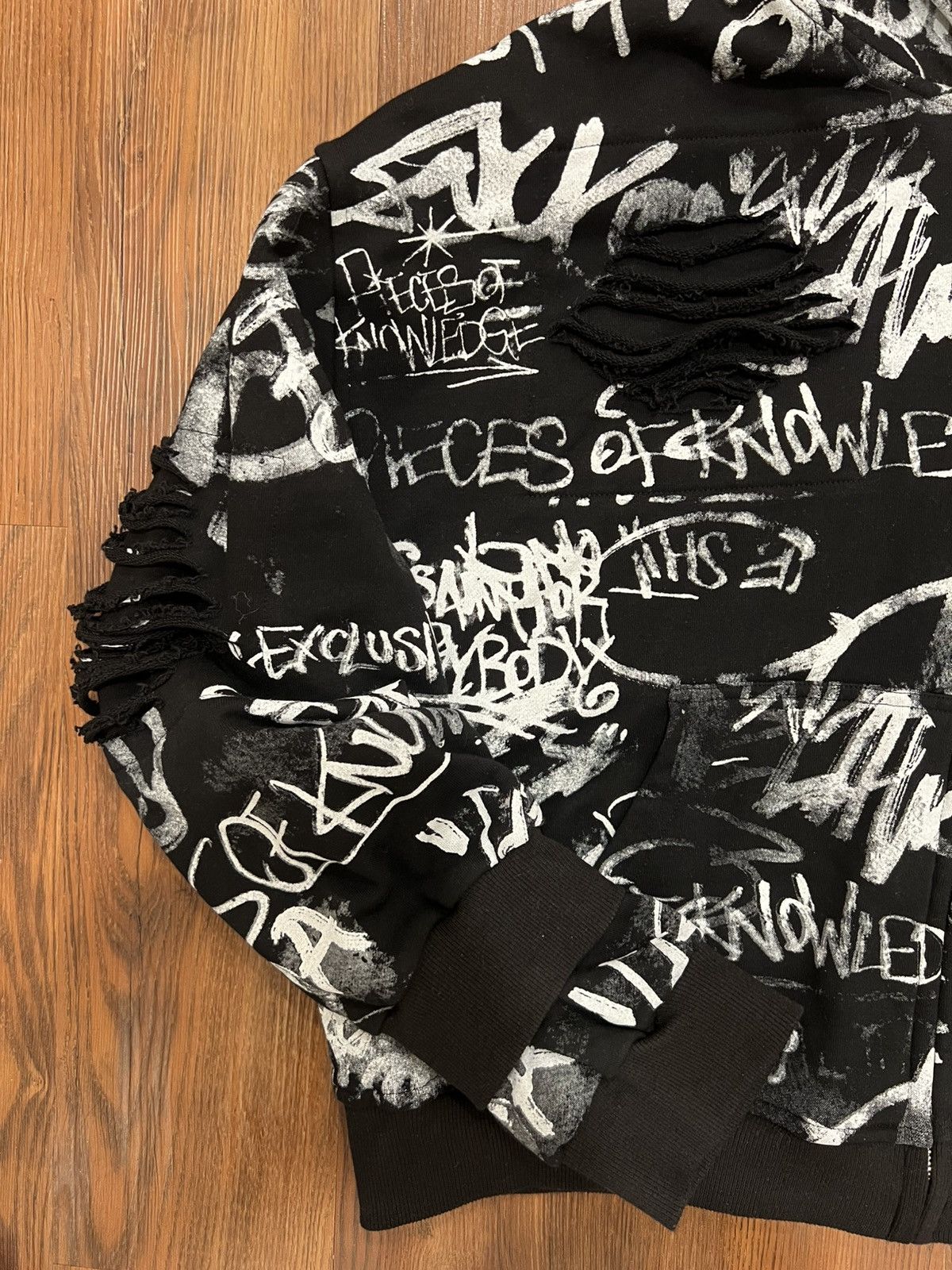 Other Pieces of Knowledge POK Graffiti Hoodie XL Size US XL / EU 56 / 4 - 4 Thumbnail