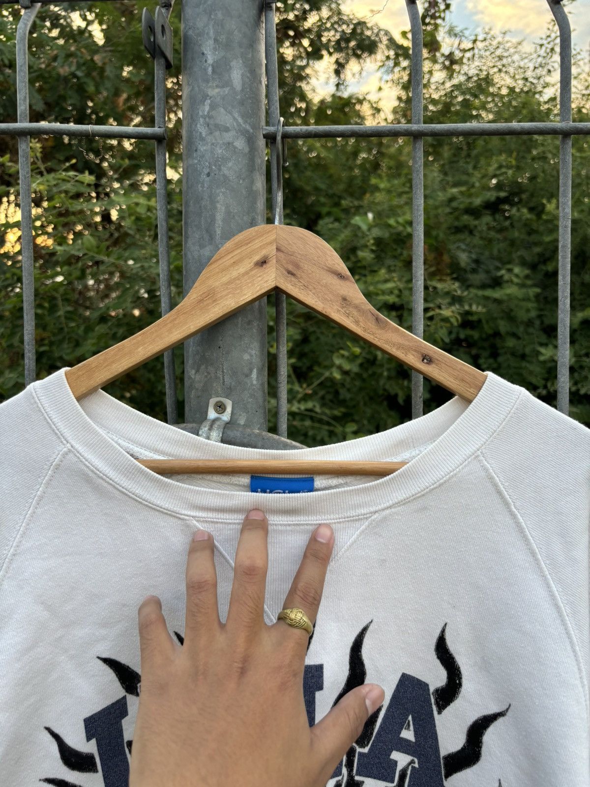 Vintage Vintage Paint UCLA Black Flame Sweatshirt Size US M / EU 48-50 / 2 - 9 Thumbnail