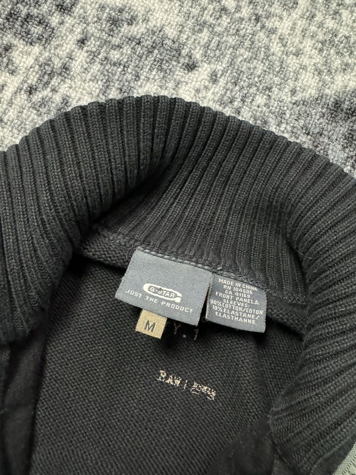 G-Star Vintage G Star Raw Sweater Zip up Mix Vest Knit Ribbed Y2K Size M / US 6-8 / IT 42-44 - 6 Thumbnail
