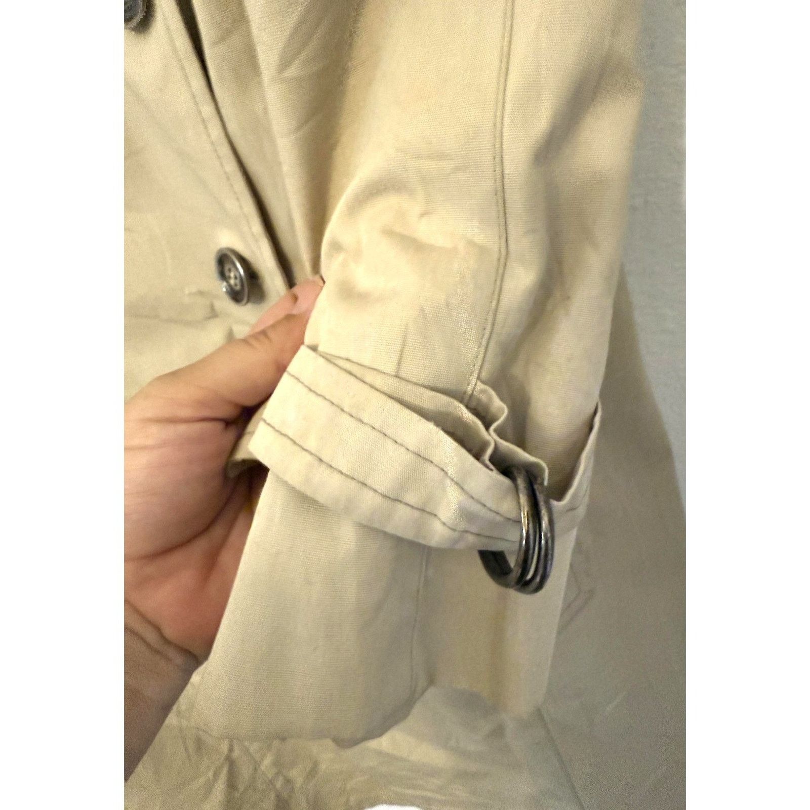 London Fog Vintage 80s London Fog Coat Mens Med Tan Trench Epaulet Size US M / EU 48-50 / 2 - 4 Thumbnail
