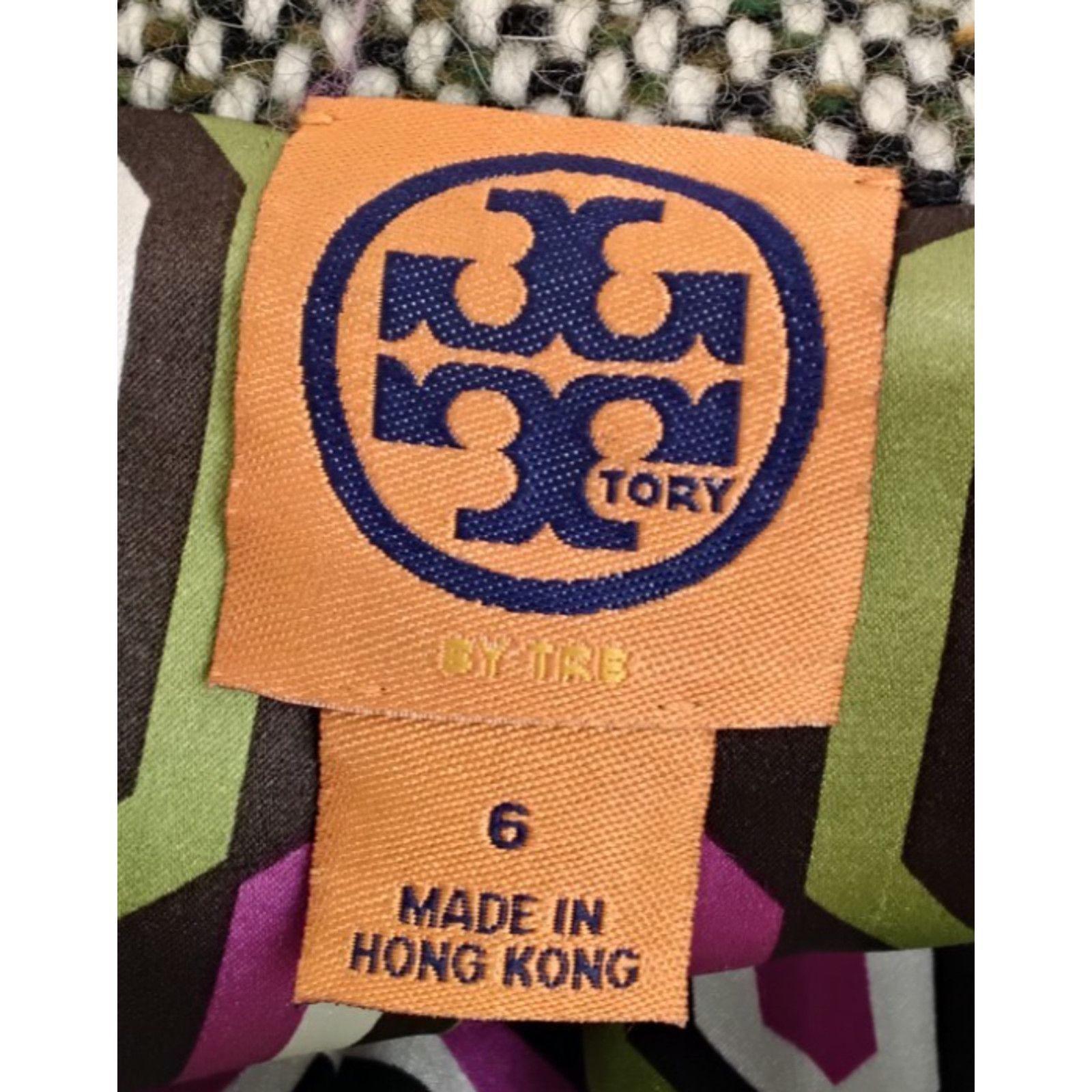 Tory Burch Tory Burch Pea Coat Women's 6 Green 100% Wool Silk Vintage Size M / US 6-8 / IT 42-44 - 8 Thumbnail