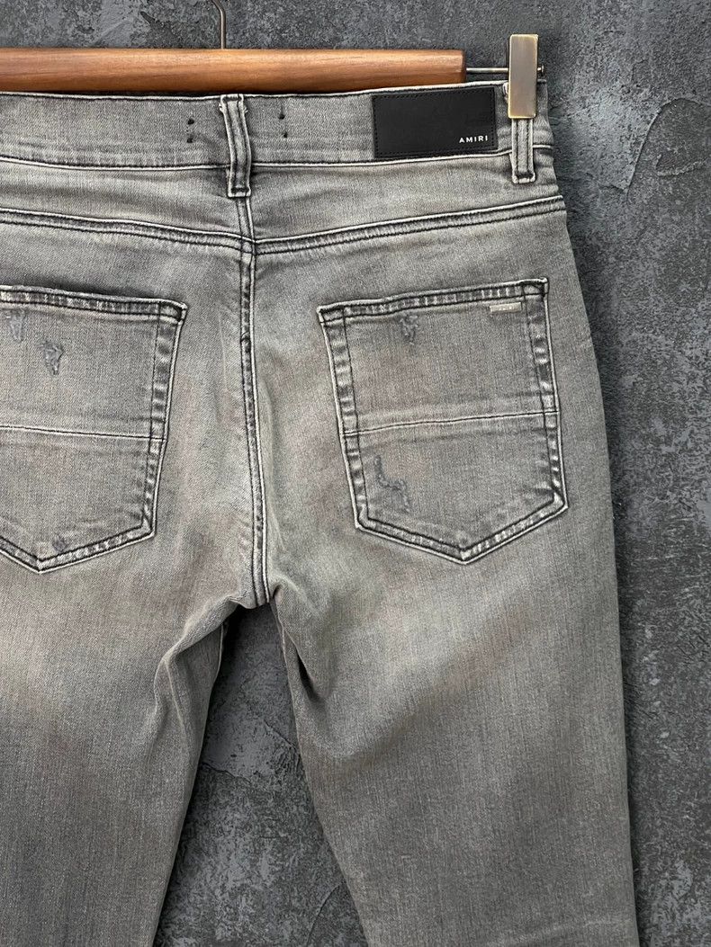 Amiri Amiri Black Gray Faded Denim Pants Size US 29 - 5 Thumbnail