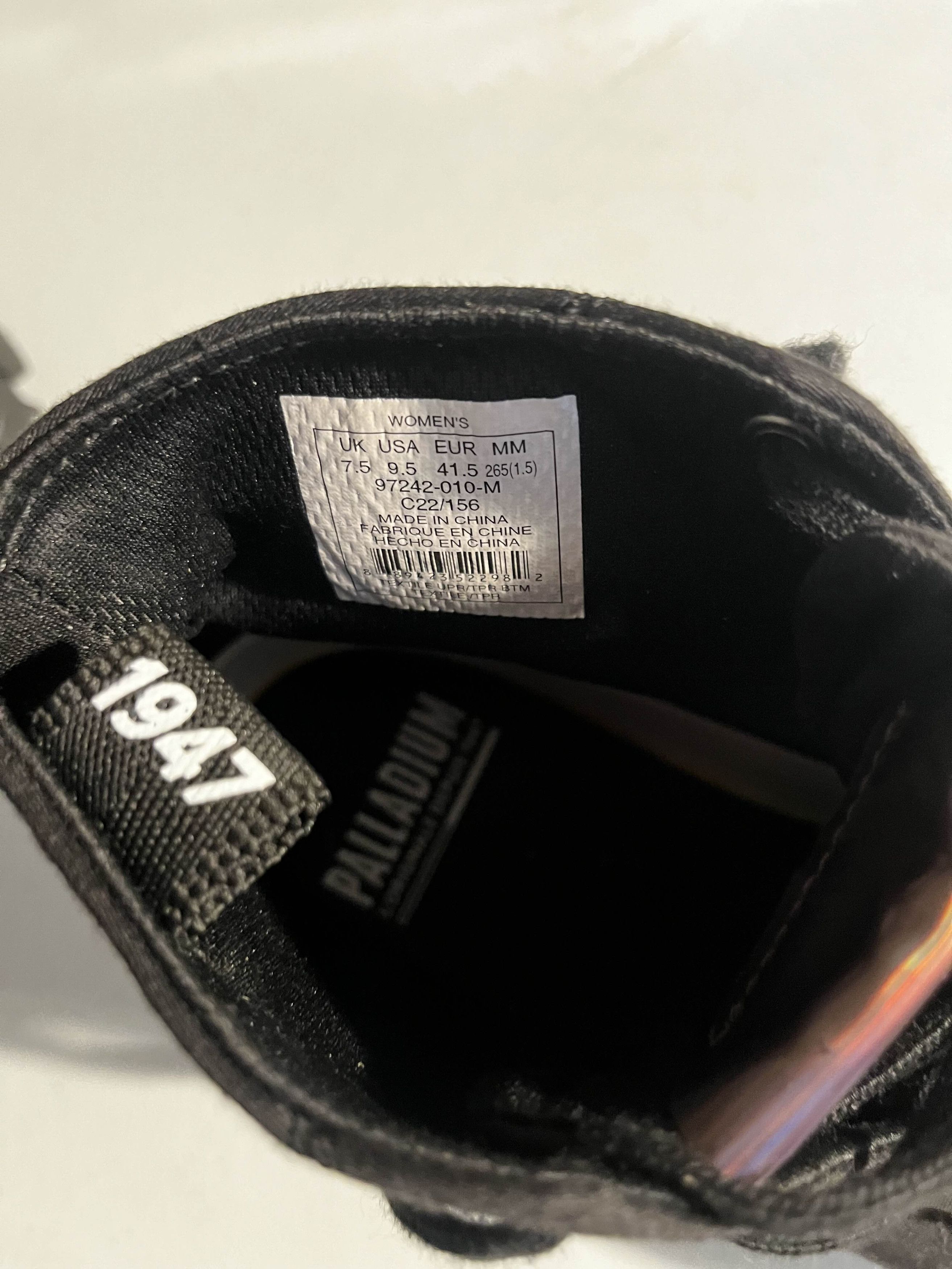 Palladium Palladium Boots Womens Revolt Hi Tx Black Size US 9.5 / IT 39.5 - 1 Thumbnail
