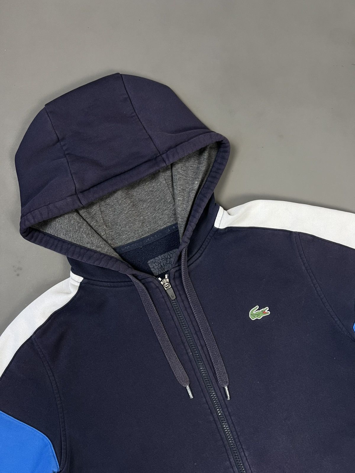 Lacoste Lacoste Zip Hoodie (M-L) Size US M / EU 48-50 / 2 - 2 Thumbnail