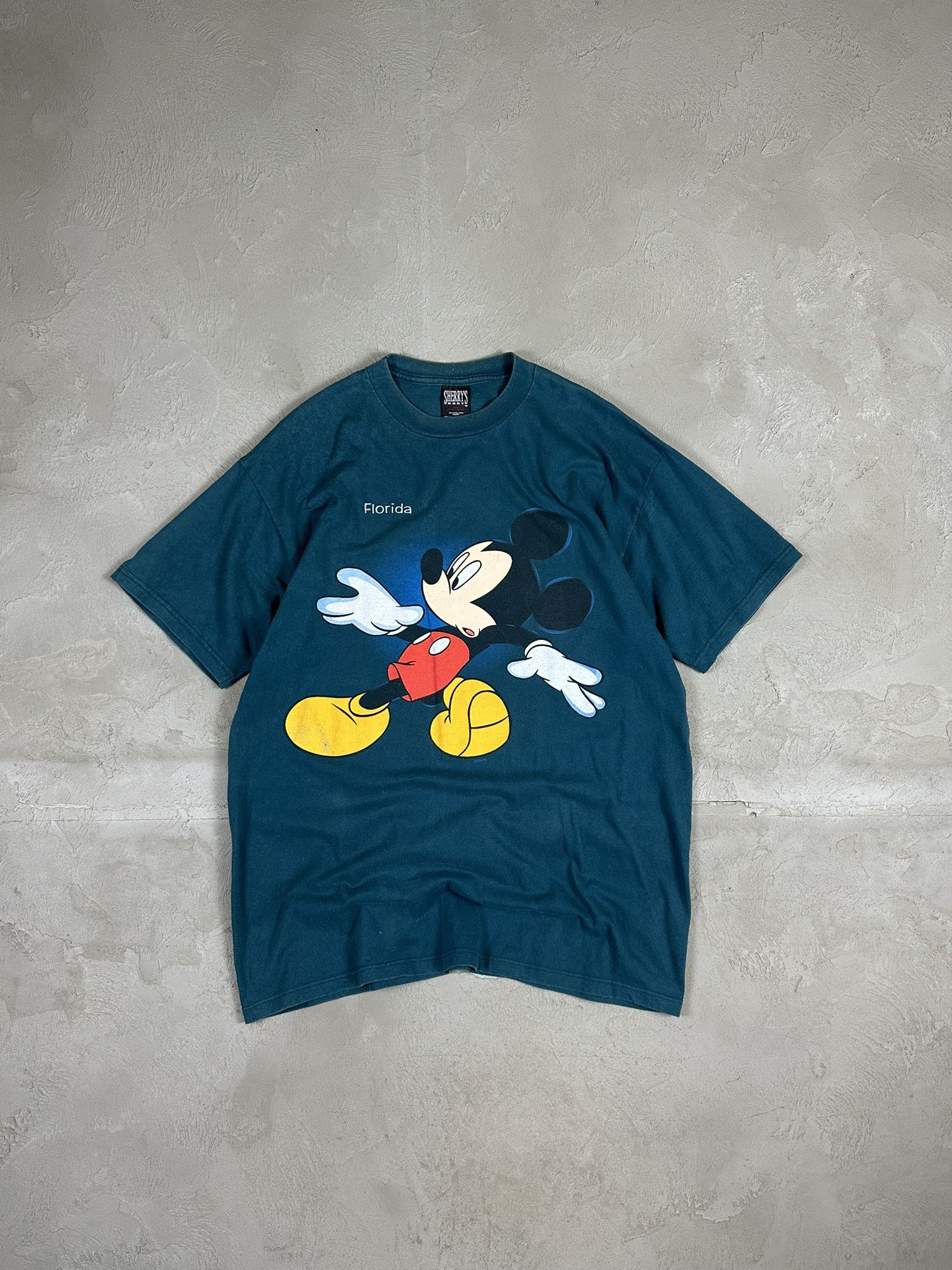 Disney 90s Vintage Mickey Mouse Florida Disney T-shirt Size US XL / EU 56 / 4 - 1 Thumbnail