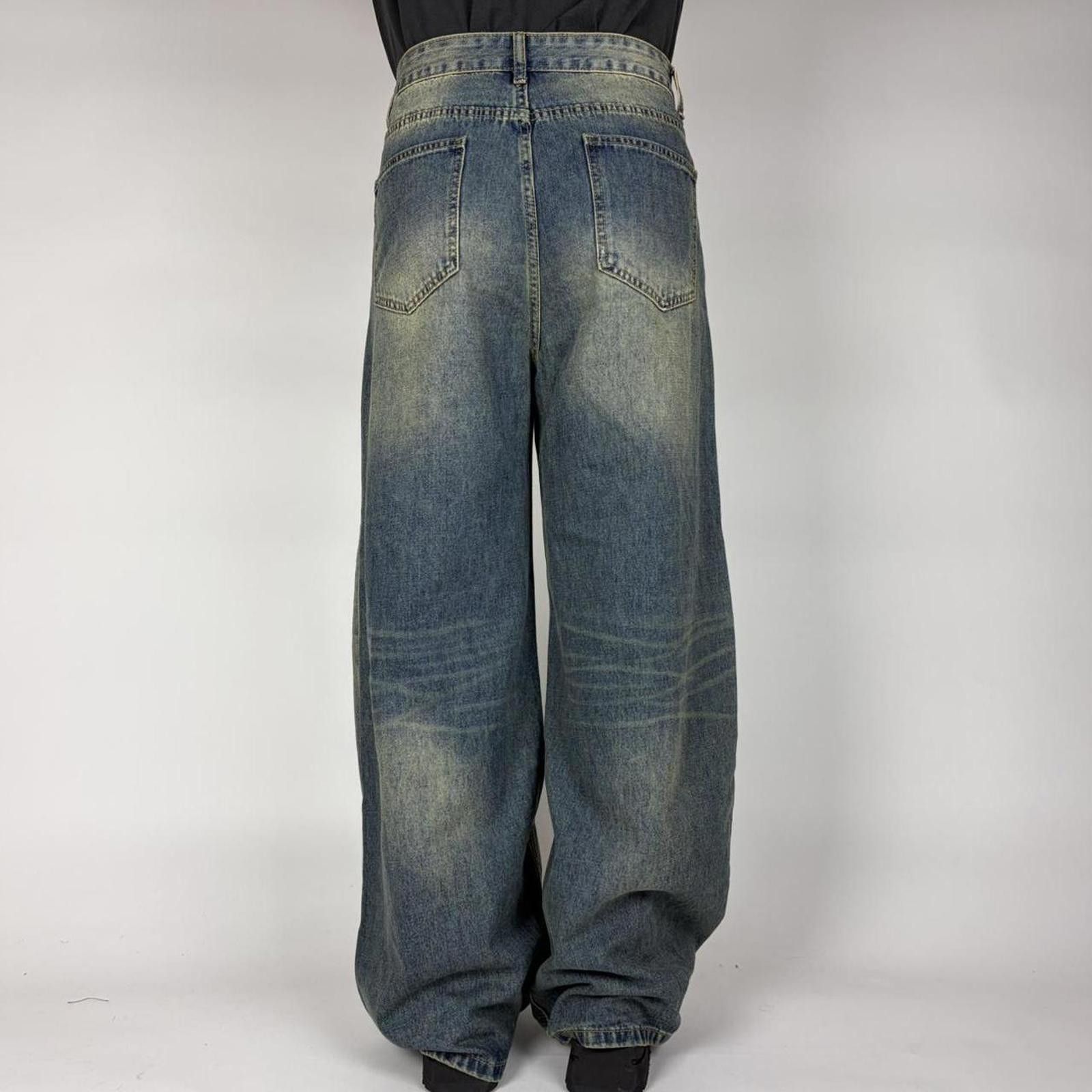 Other Blue Wide Leg Boro Denim Size US 32 / EU 48 - 6 Thumbnail