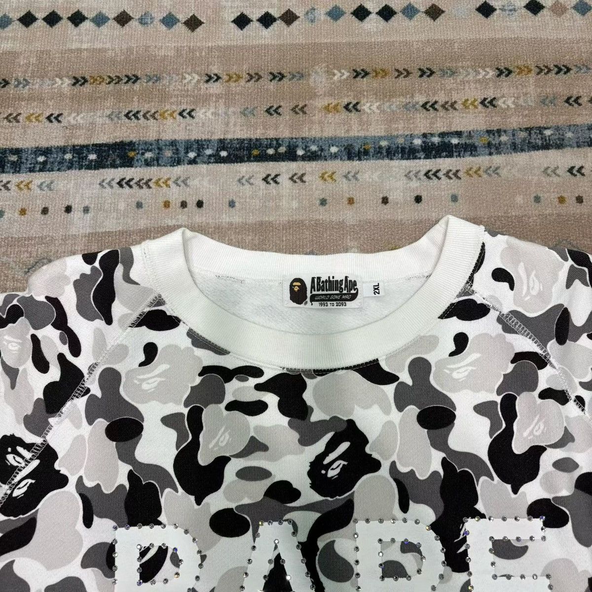 Bape CAMO SWEAT SHIRT Size US XXL / EU 58 / 5 - 3 Thumbnail