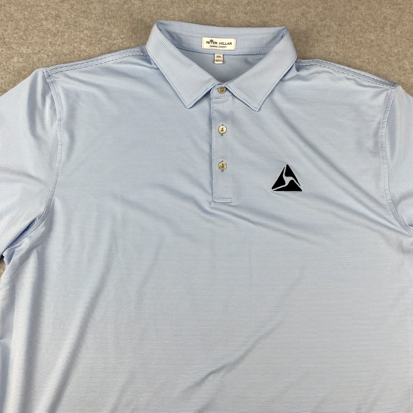 Peter Millar VINTAGE Peter Millar Summer Comfort Polo XX L Mens Jubilee Performance Jersey Polo Blue Size US XXL / EU 58 / 5 - 3 Thumbnail