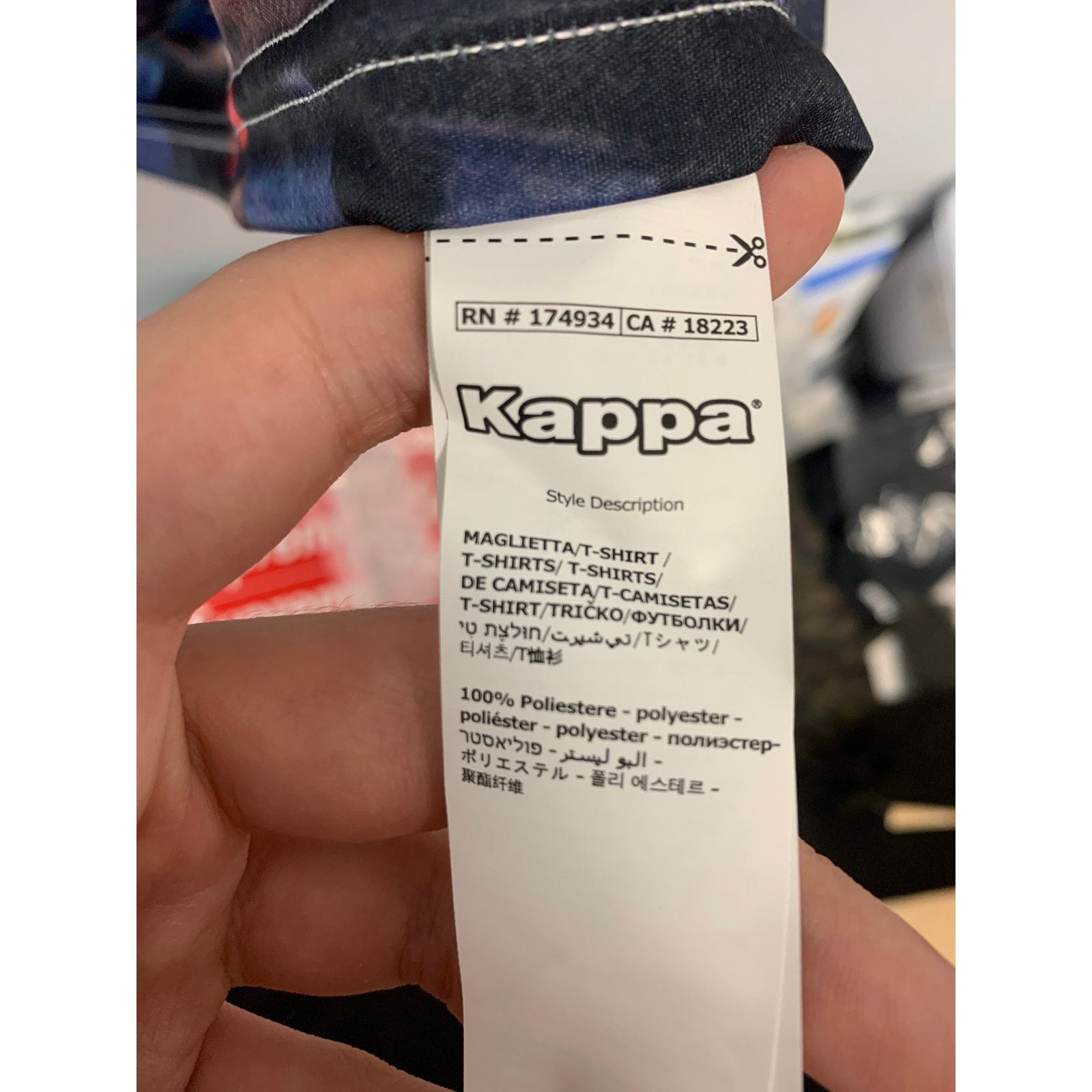 Kappa Awake x Kappa Evander Jersey White Royal Red Size XLarge NEW Size US XL / EU 56 / 4 - 4 Thumbnail