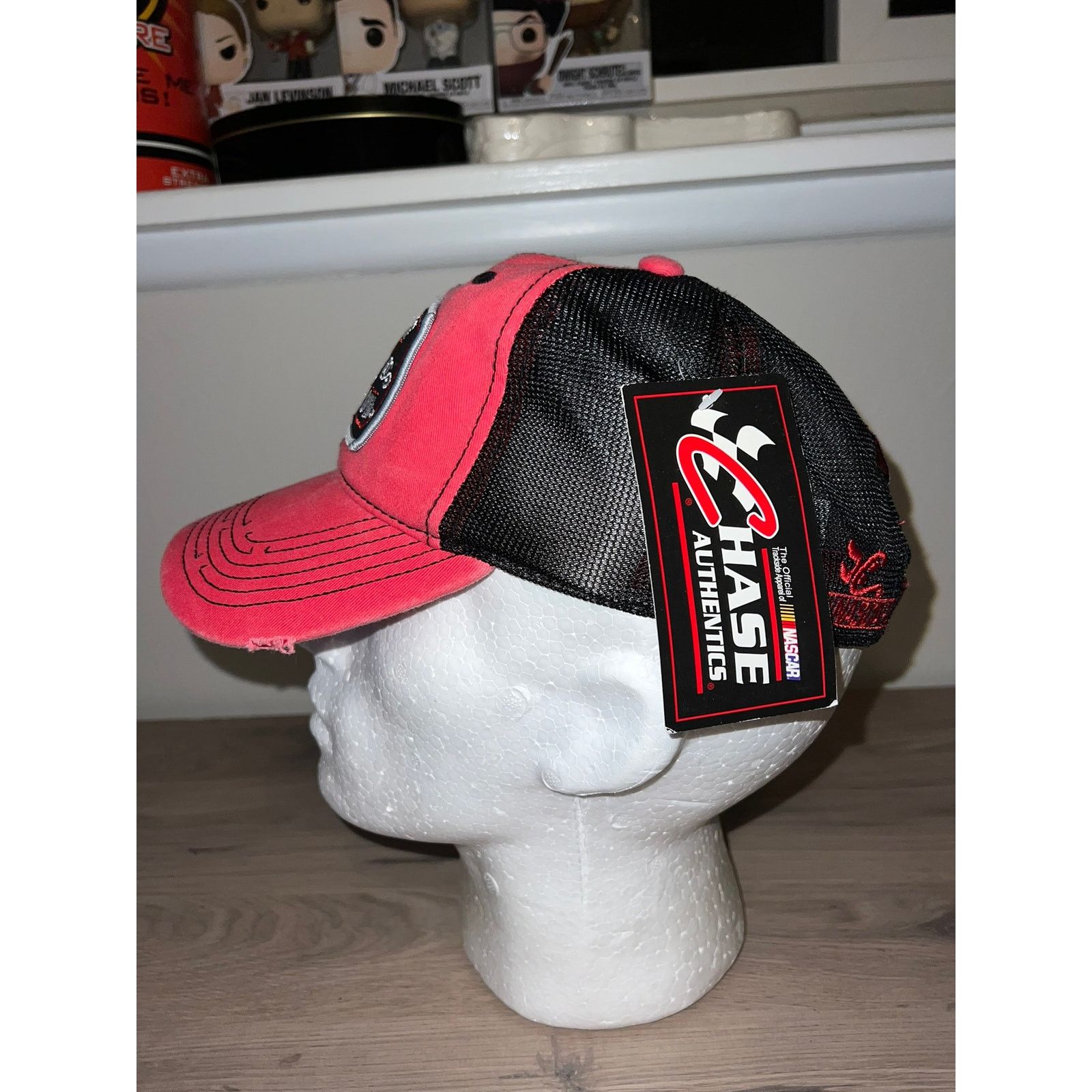Chase Authentics Nascar Jeff Gordon Hat #24 Red Black Chase Authentics Cap Size ONE SIZE - 3 Thumbnail