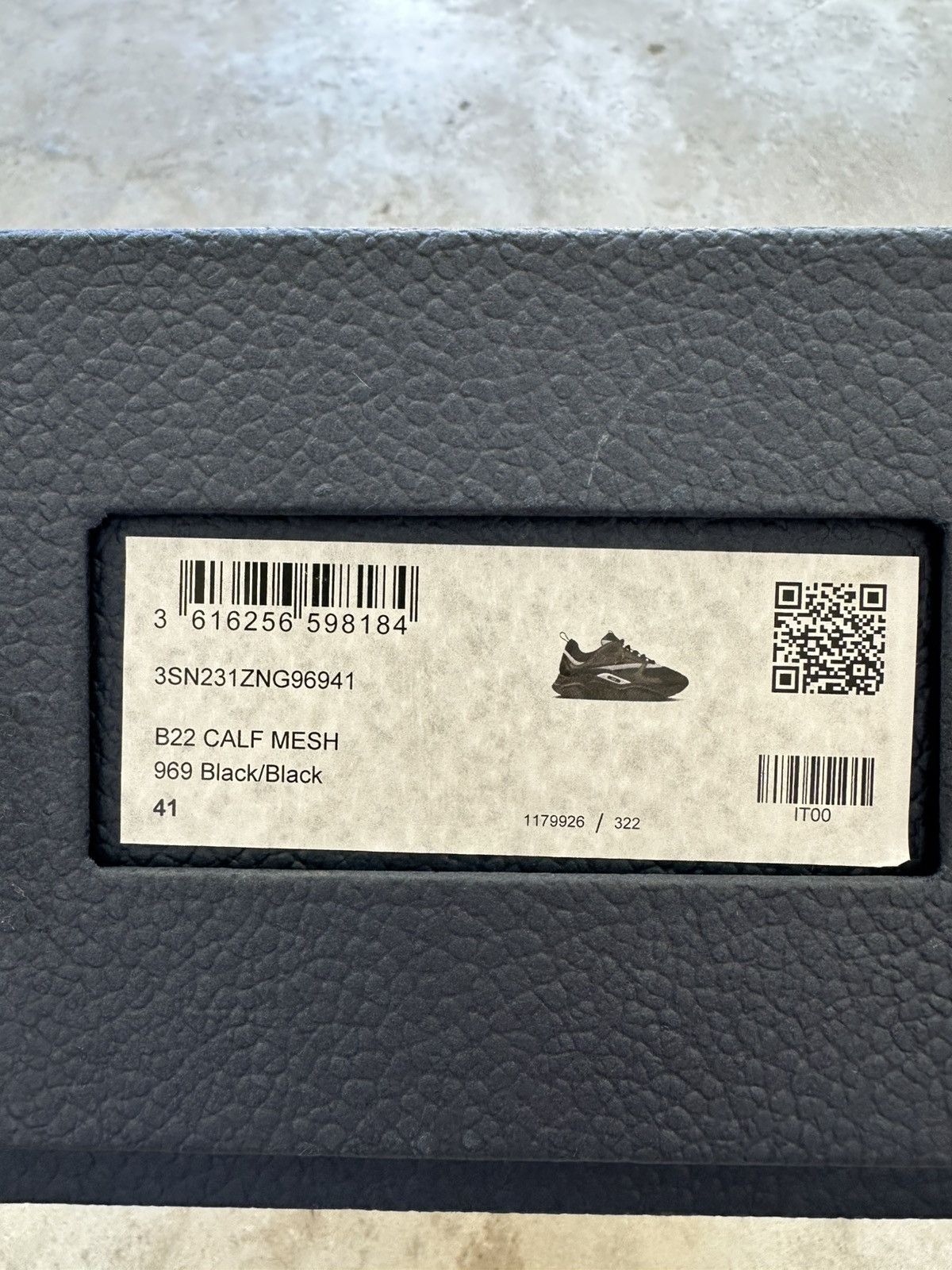 Dior Dior B22 black reflective men size 41 Size US 8 / EU 41 - 9 Thumbnail