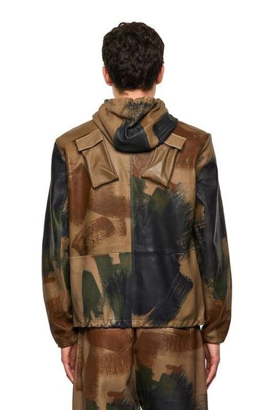 Diesel ❗️NEW 🇺🇸 Diesel J-Grant Sheepskin Leather Jacket Rare NWT Size US XXL / EU 58 / 5 - 3 Thumbnail