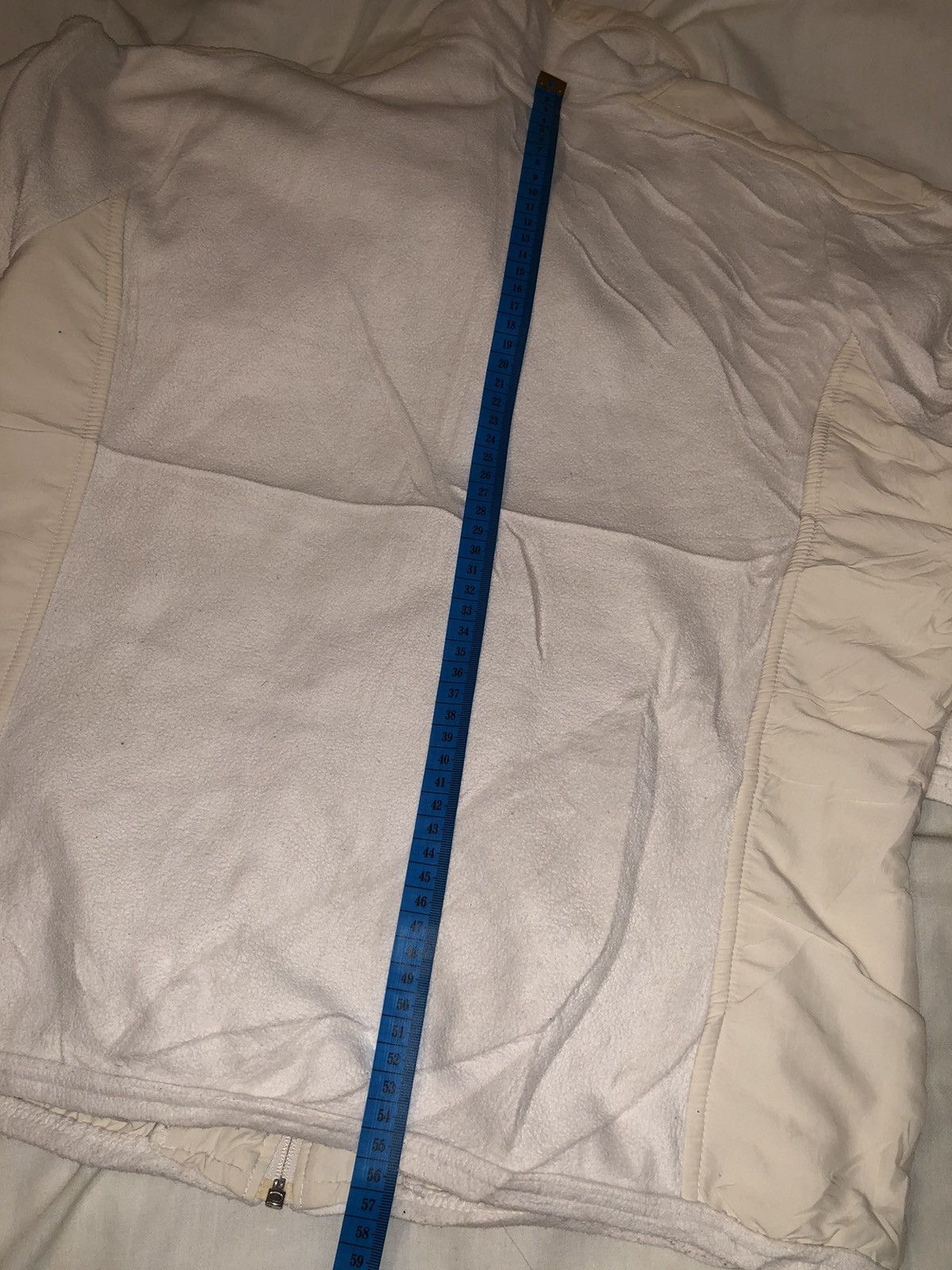 Lacoste × Vintage White and cream vintage retro Lacoste Fleece Jacket Size S / US 4 / IT 40 - 14 Thumbnail