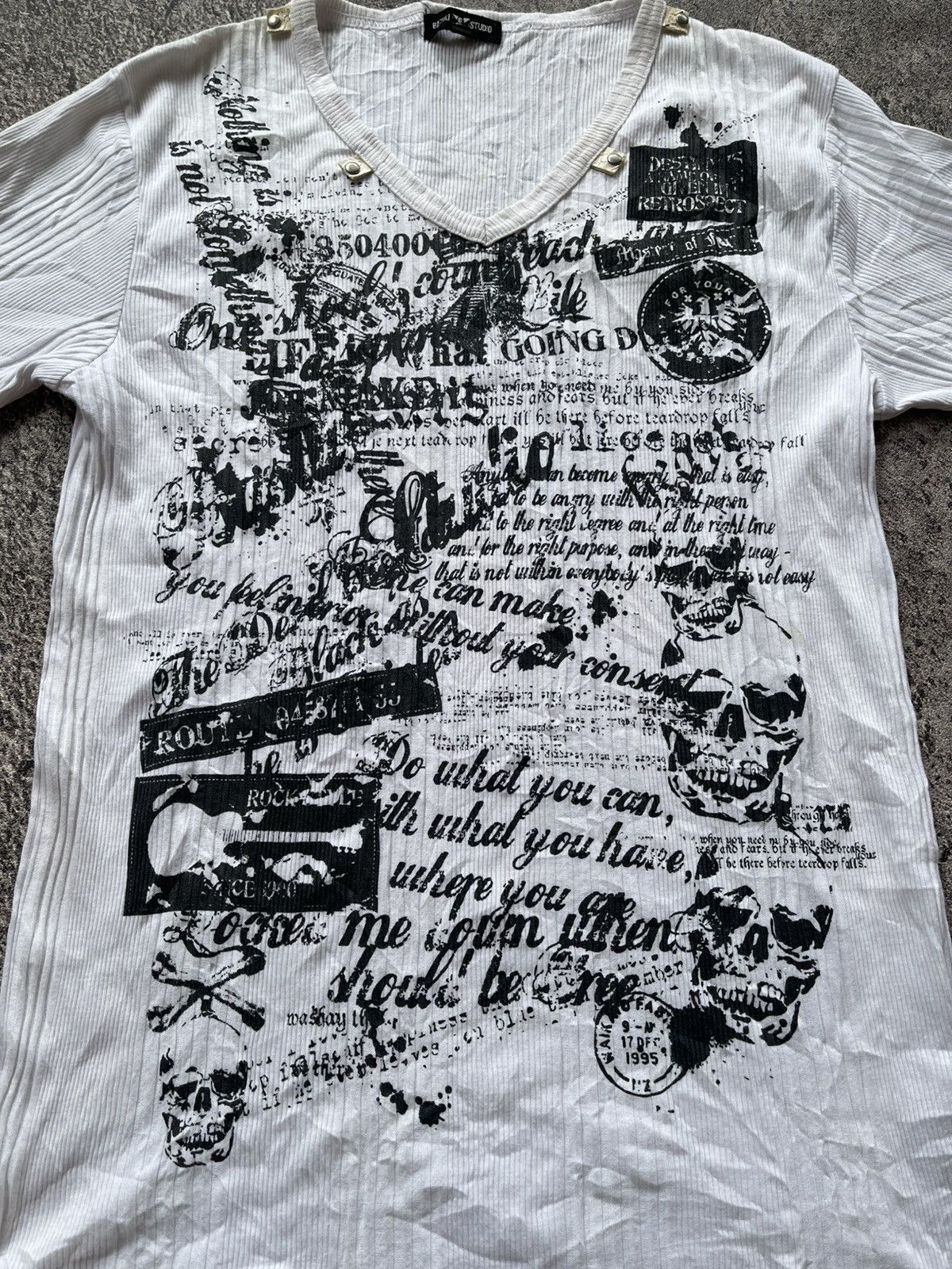 Japanese Brand Y2K Batsu studio grunge poem ifsixwasnine Size US M / EU 48-50 / 2 - 3 Thumbnail