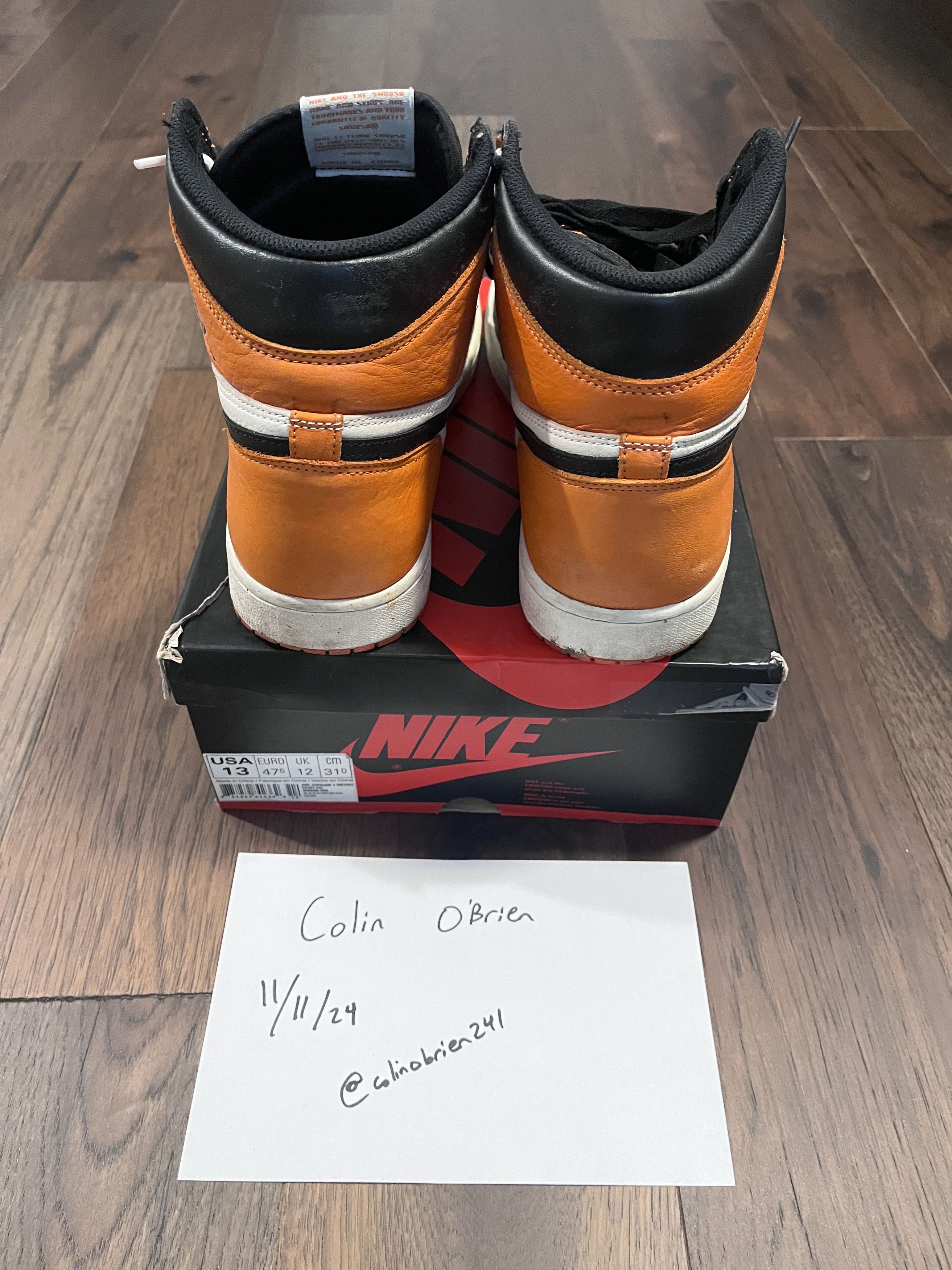 Nike Jordan 1 Shattered Backboard OG Size US 13 / EU 46 - 4 Thumbnail