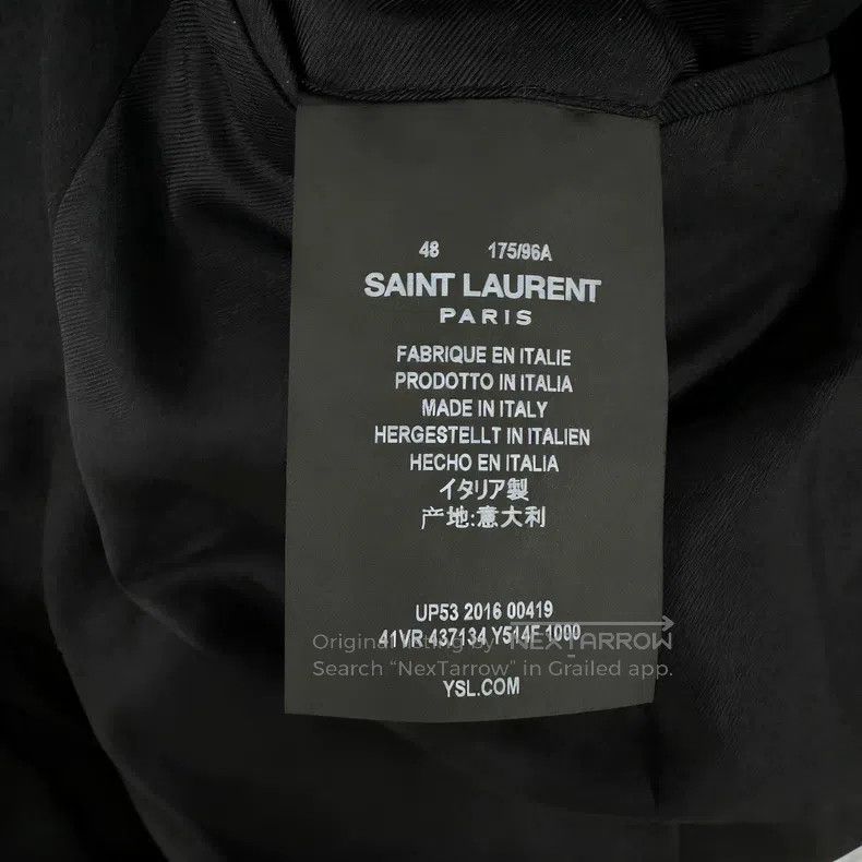 Saint Laurent Paris Saint Laurent Paris Black and Red Palace Brocade Suit Size US M / EU 48-50 / 2 - 4 Thumbnail