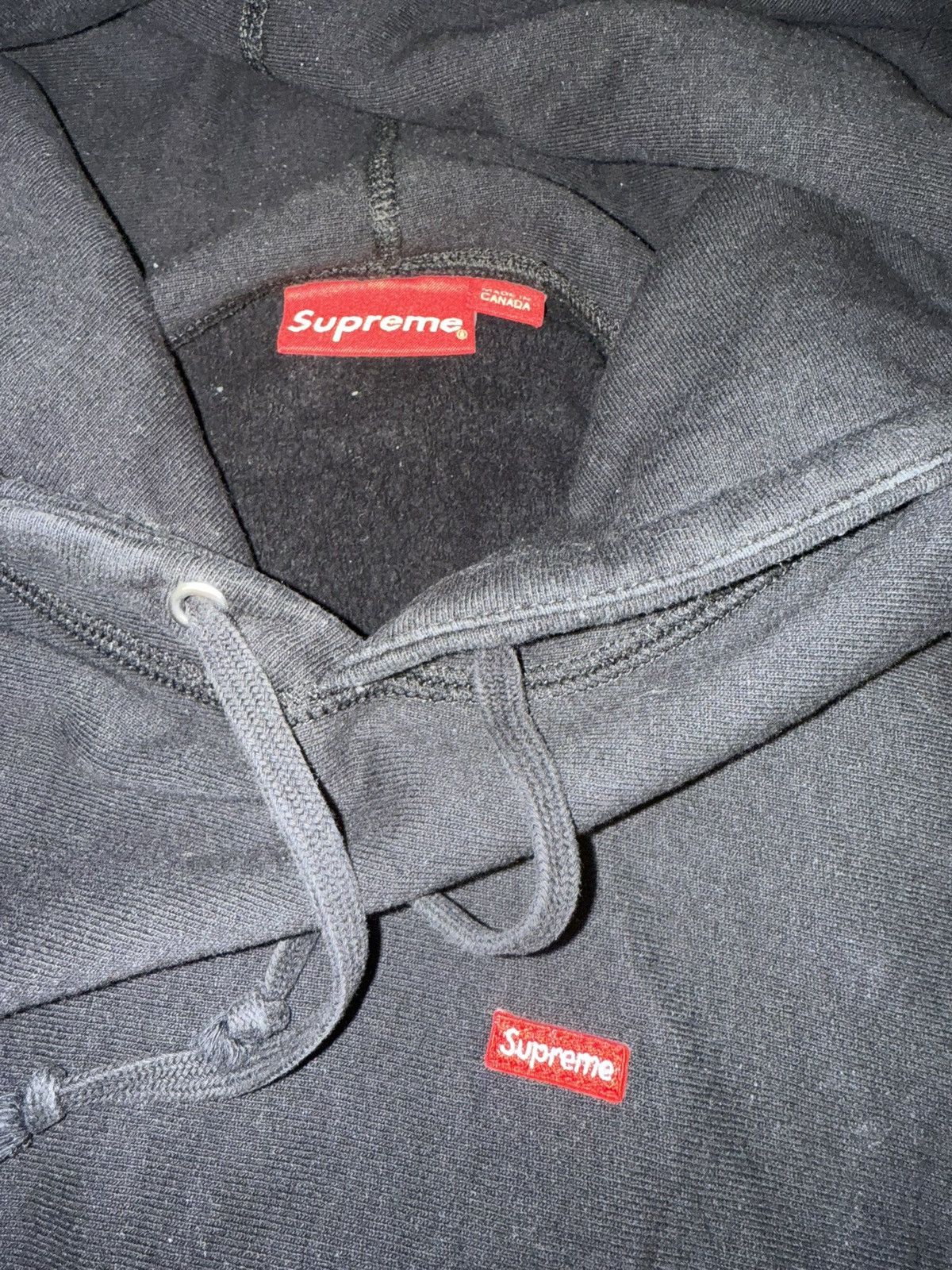 Supreme Supreme SS20 Small Mini Box Logo Hoodie Black Red M Medium Size US M / EU 48-50 / 2 - 3 Thumbnail