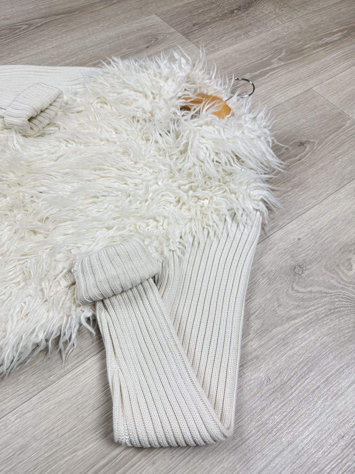 Other Japanese Fur Knit Zip Sweater LGB Style Y2K IfSixWasNine Size M / US 6-8 / IT 42-44 - 4 Thumbnail