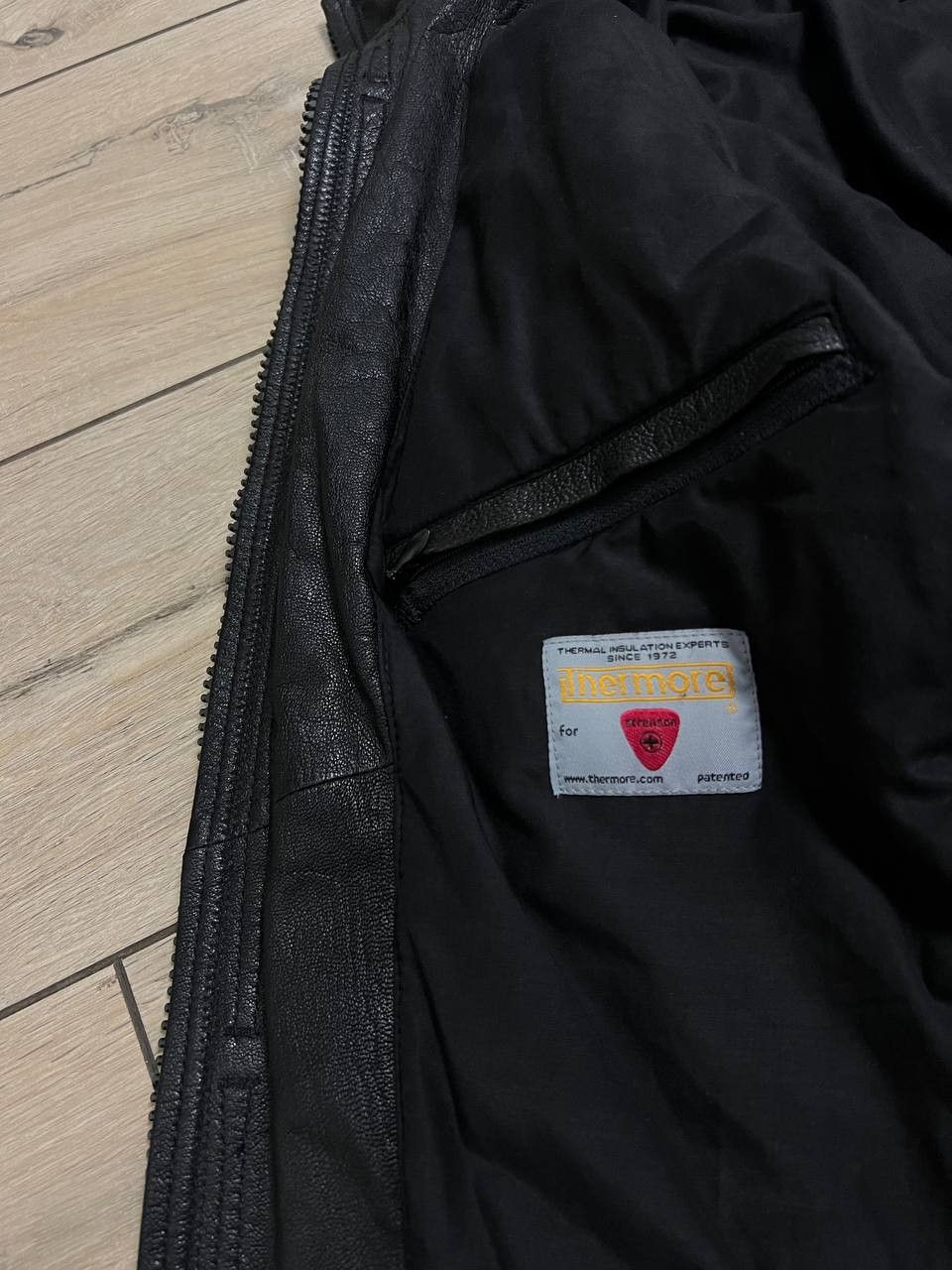 Strellson Strellson Leather Jacket Insulated Black Moto Style sz 2XL Size US XXL / EU 58 / 5 - 14 Thumbnail