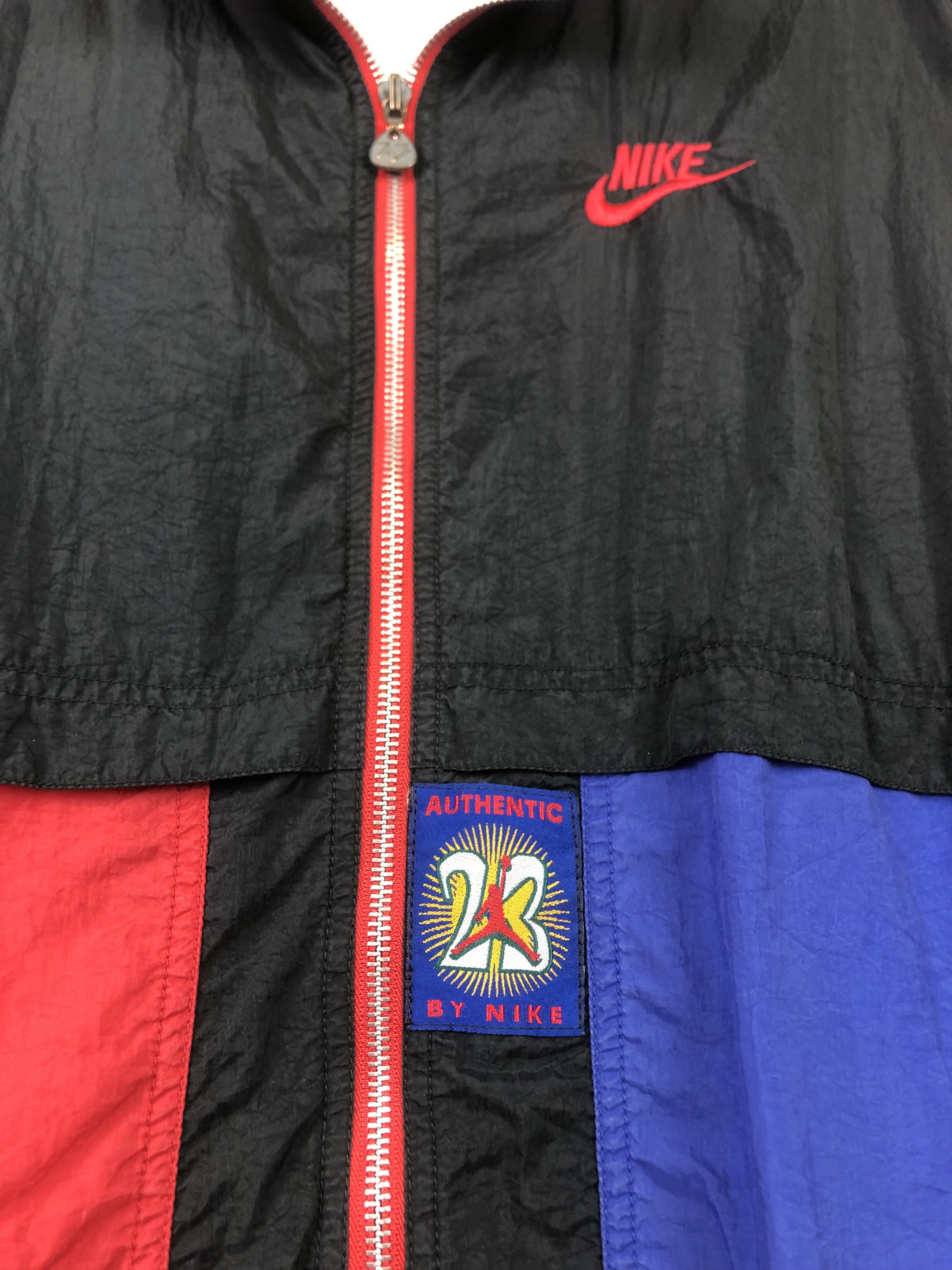 Nike Vintage 1990s Nike Authentic Air Jordan Windbreaker Jacket Size US S / EU 44-46 / 1 - 7 Thumbnail