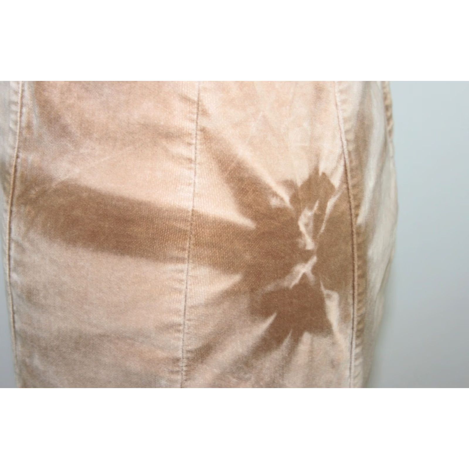 Vintage Iceberg Icejeans Dress Beige S Womens A-Line Dress Size 28" / US 6 / IT 42 - 6 Thumbnail