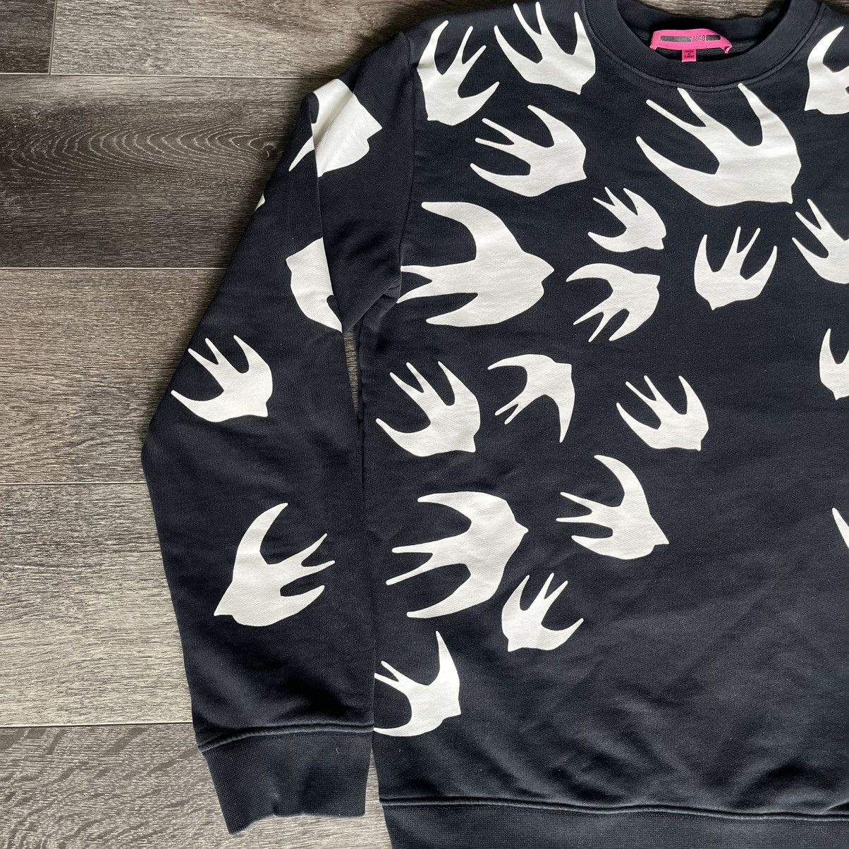 McQ Alexander McQueen Alexander McQueen McQ Swallows Graphic Crewneck Sweatshirt Size US L / EU 52-54 / 3 - 3 Thumbnail