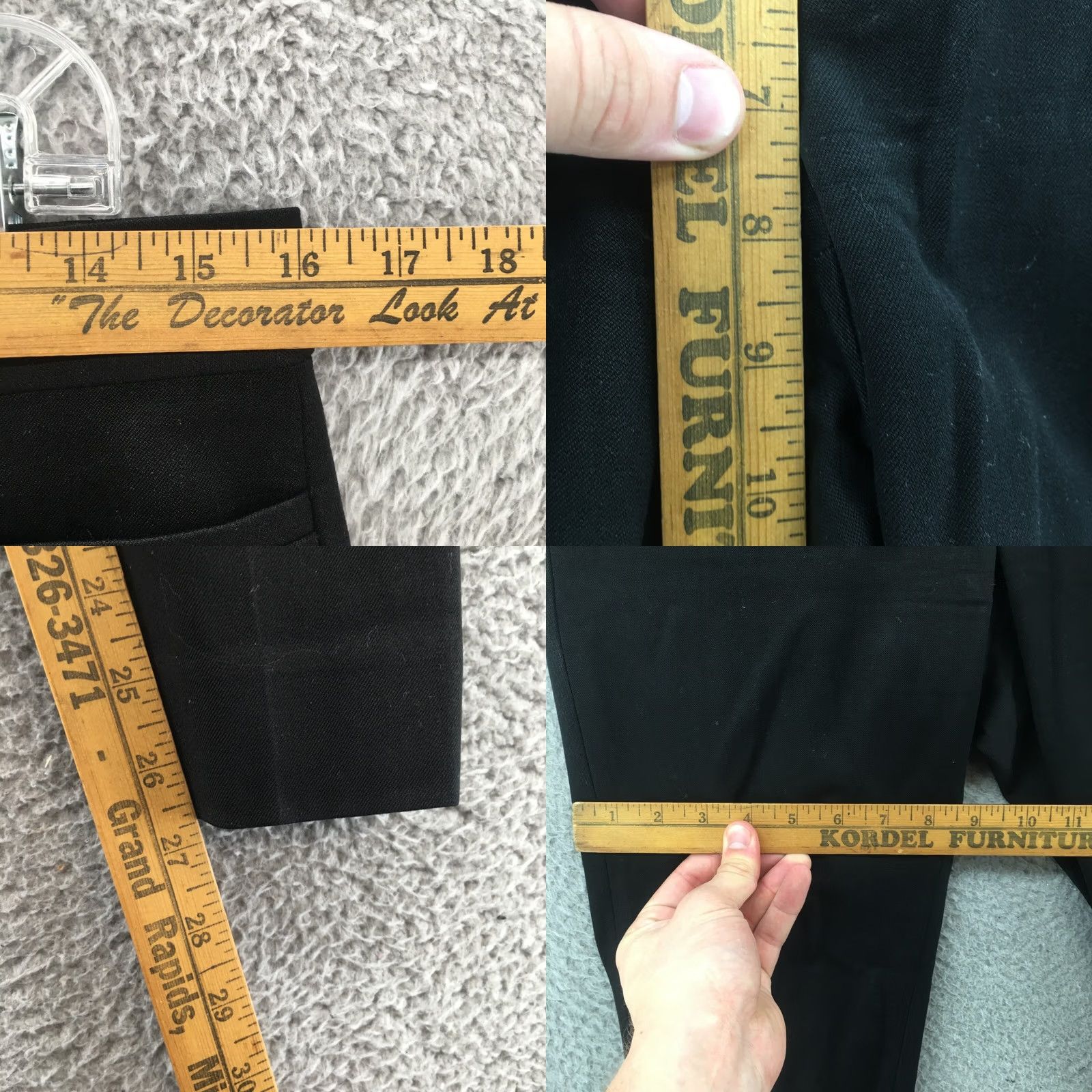 Banana Republic Banana Republic Sloan Ankle Pants Womens 4 Black Flat Front Zip Fly Low Rise Skinny? No, Straight leg. Size 27" / US 4 / IT 40 - 8 Thumbnail