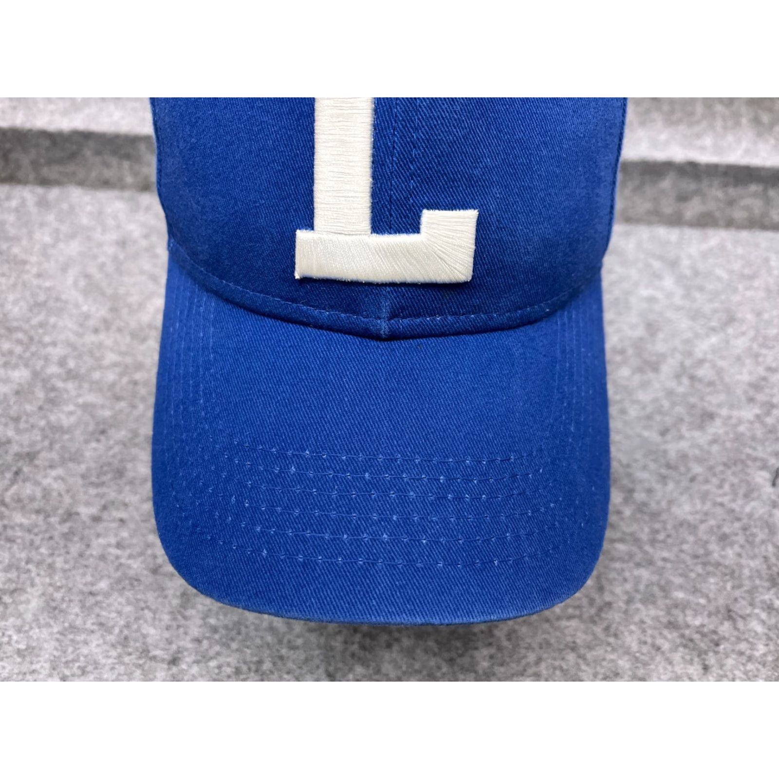 Vintage VINTAGE Headgear Classics Abraham Lincoln Highschool Hat Cap Strap Back Adult Blue Wool Blend Baseball Cap One Size Blue Unisex Mens Womens Boys Girls Size ONE SIZE - 3 Thumbnail