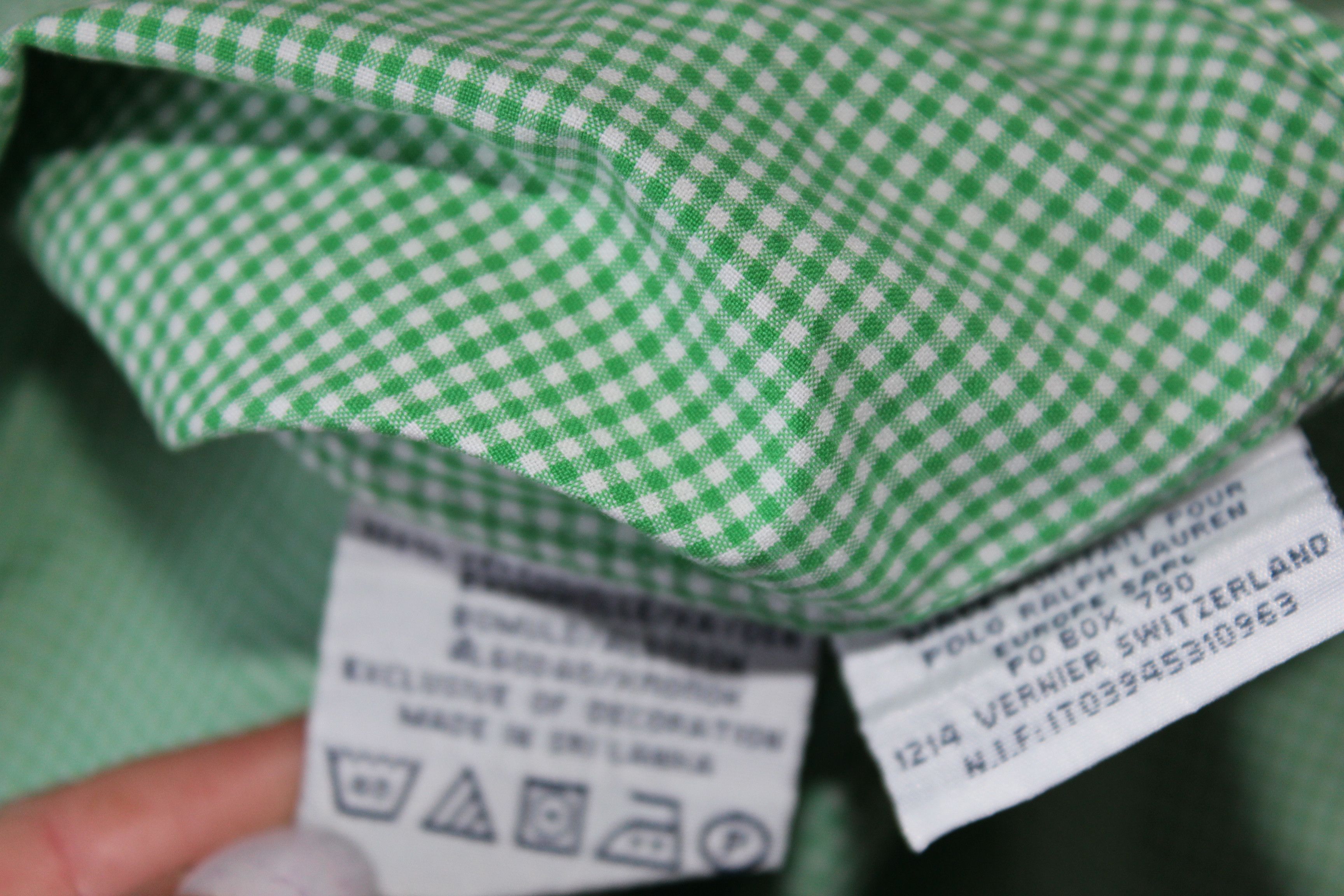Polo Ralph Lauren RALPH LAUREN Short Sleeve Green Check Shirt Size US XL / EU 56 / 4 - 9 Thumbnail