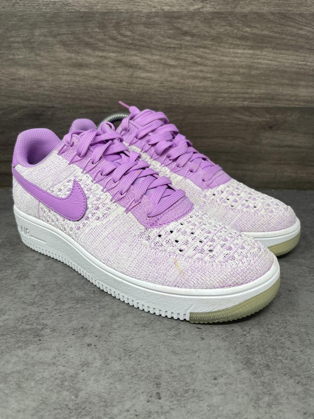Nike Nike Air Force 1 Flyknit Sneakers Womens Size 9.5 Fuschia Size US 9.5 / IT 39.5 - 4 Thumbnail