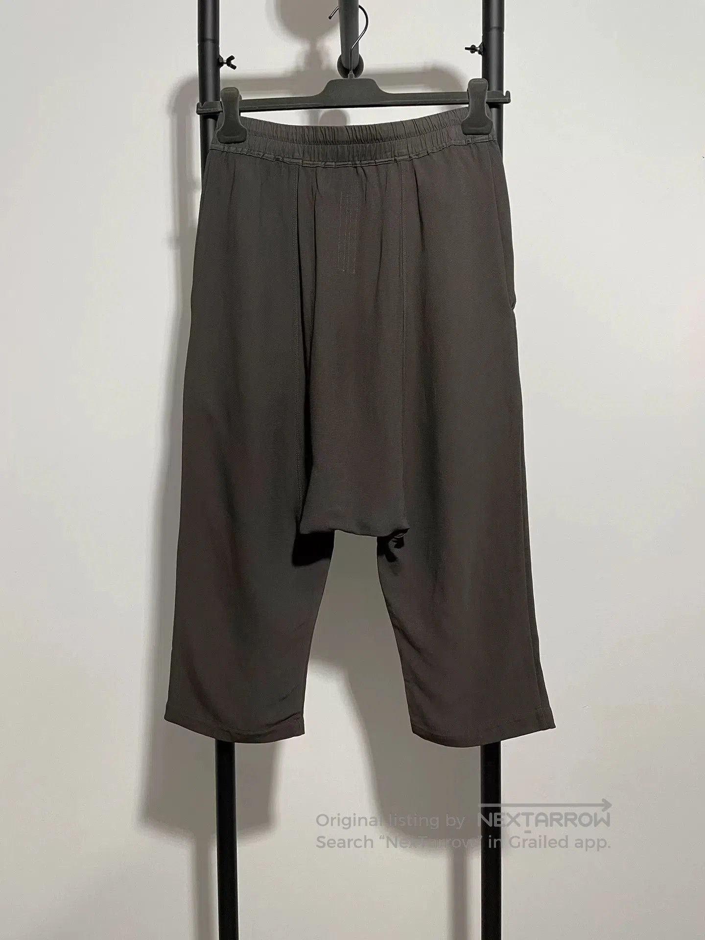 Rick Owens rick owens cropped pants in gray. Size US 36 / EU 52 - 2 Thumbnail