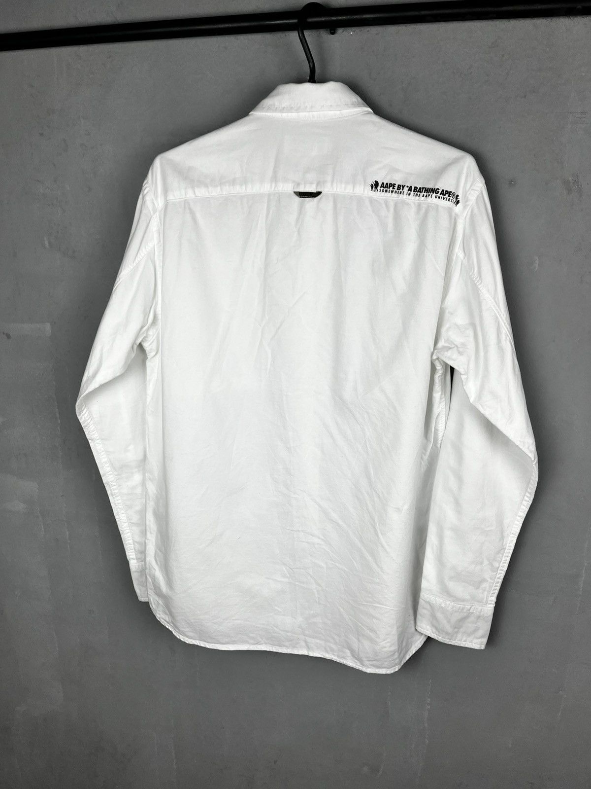 Bape AAPE By A BATHING APE BAPE White Button Down Shirt Size US L / EU 52-54 / 3 - 12 Thumbnail