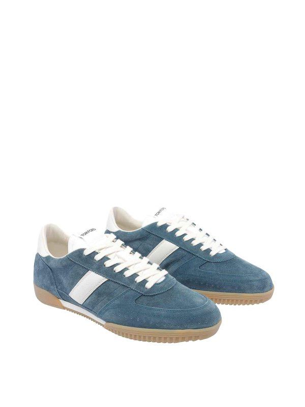 Tom Ford o1loc1c0126 J1539 Size: 11.5 TF / Low-Top Sneakers in Blue Size US 11.5 / EU 44-45 - 2 Thumbnail