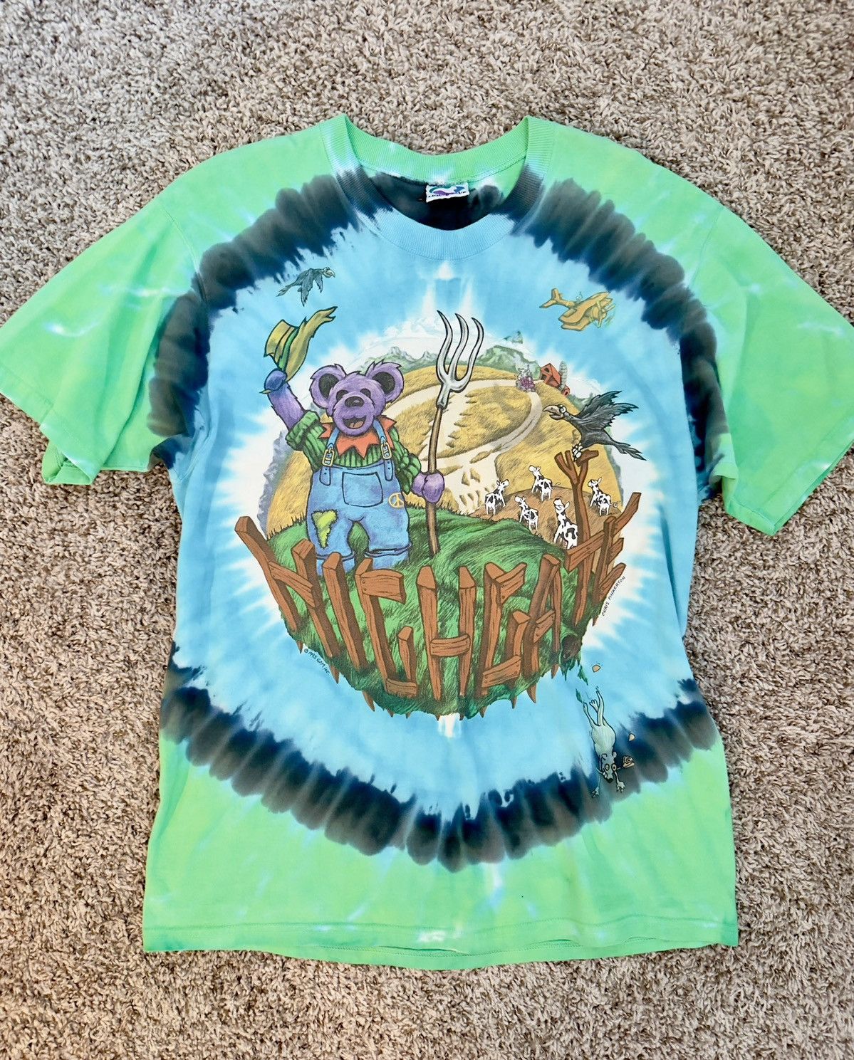 Liquid Blue Liquid Blue - Grateful Dead Tie Die T Shirt (1995) Size US L / EU 52-54 / 3 - 1 Thumbnail