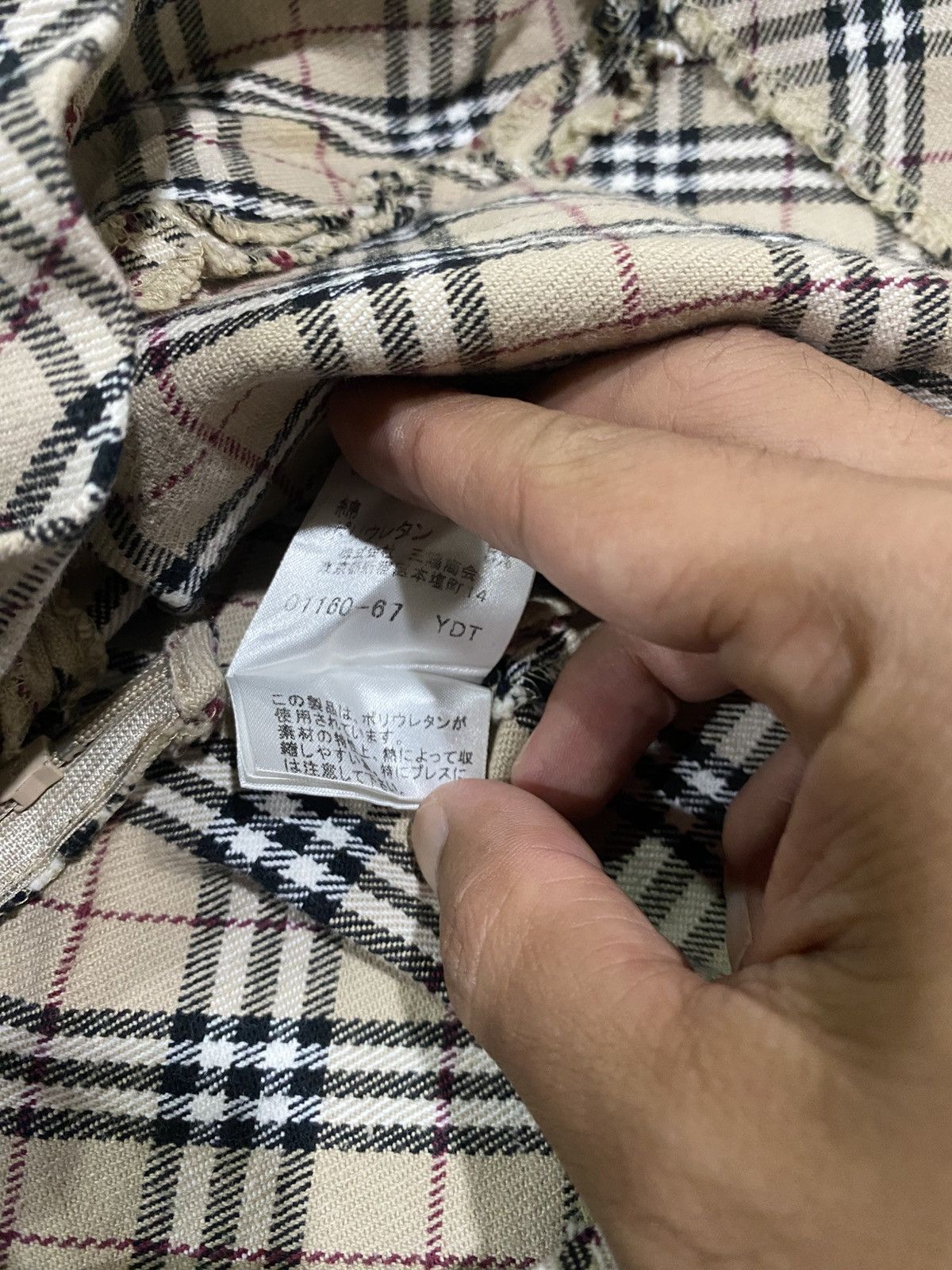 Burberry Burberry Nova Check Cotton Skirt Size 22" - 3 Thumbnail