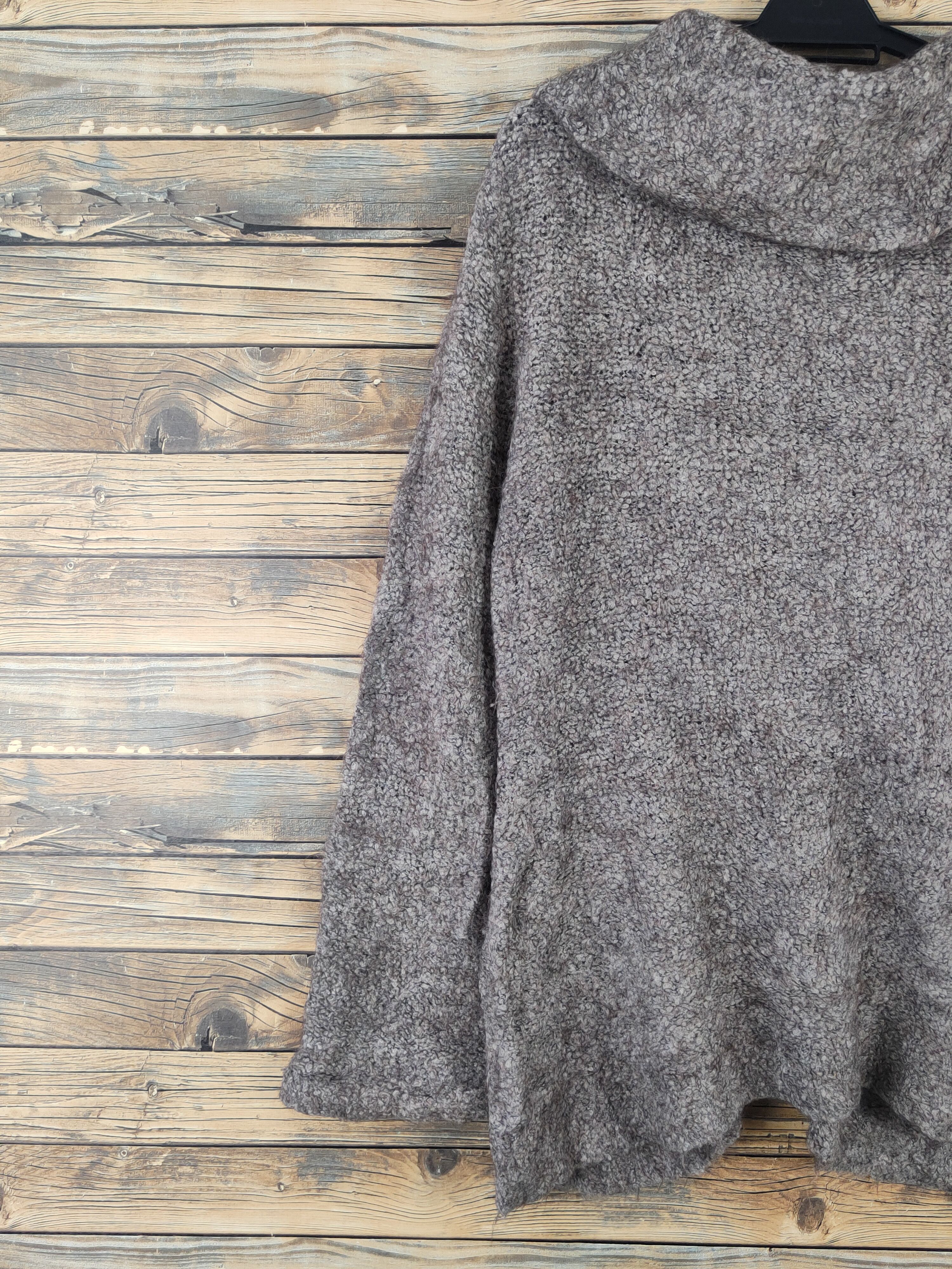 Japanese Brand Jeune Brown Knitwear Wool Cardigan #W2129 Size M / US 6-8 / IT 42-44 - 8 Thumbnail