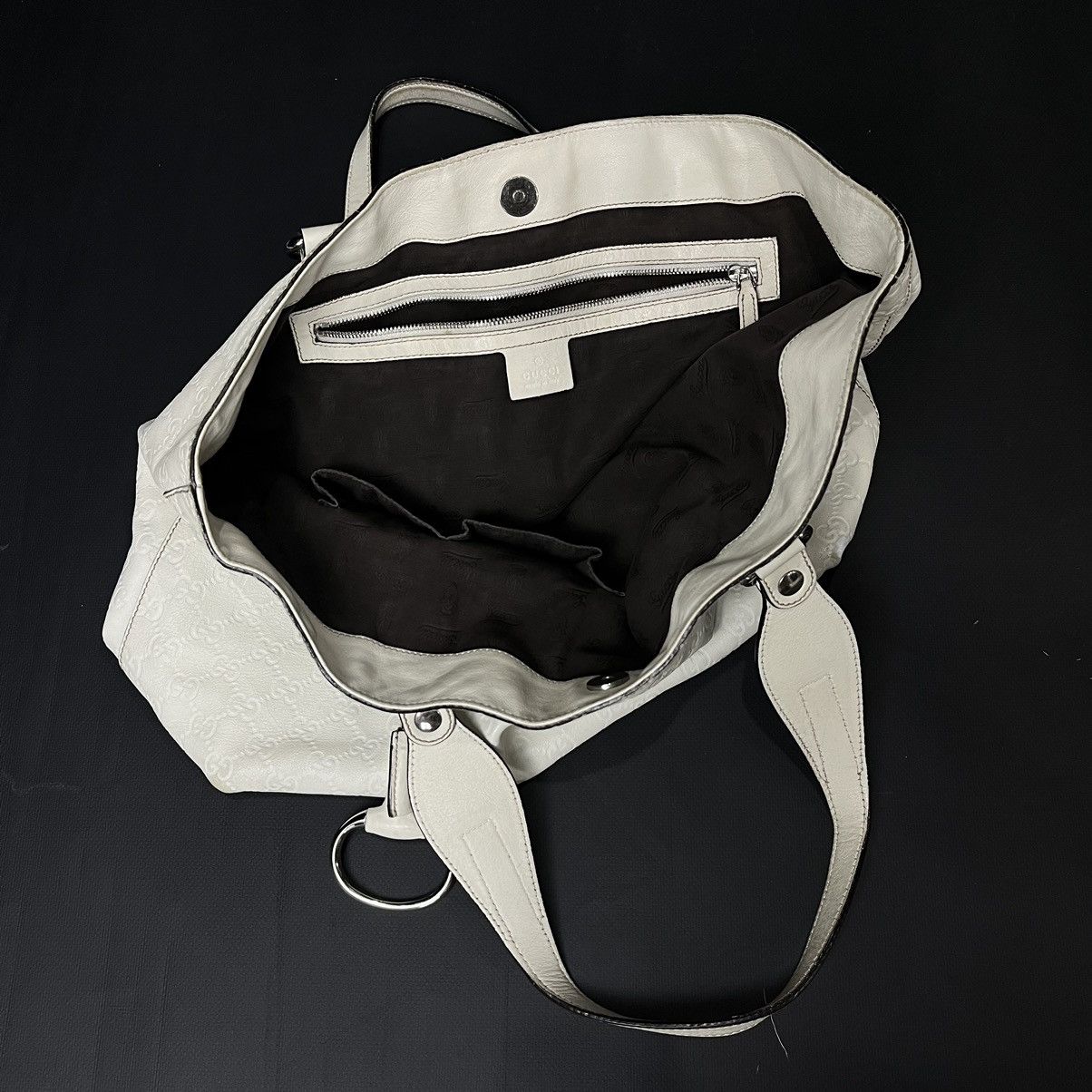 Gucci Gucci Canvas Guccissima Big Leather Bag Size ONE SIZE - 2 Thumbnail