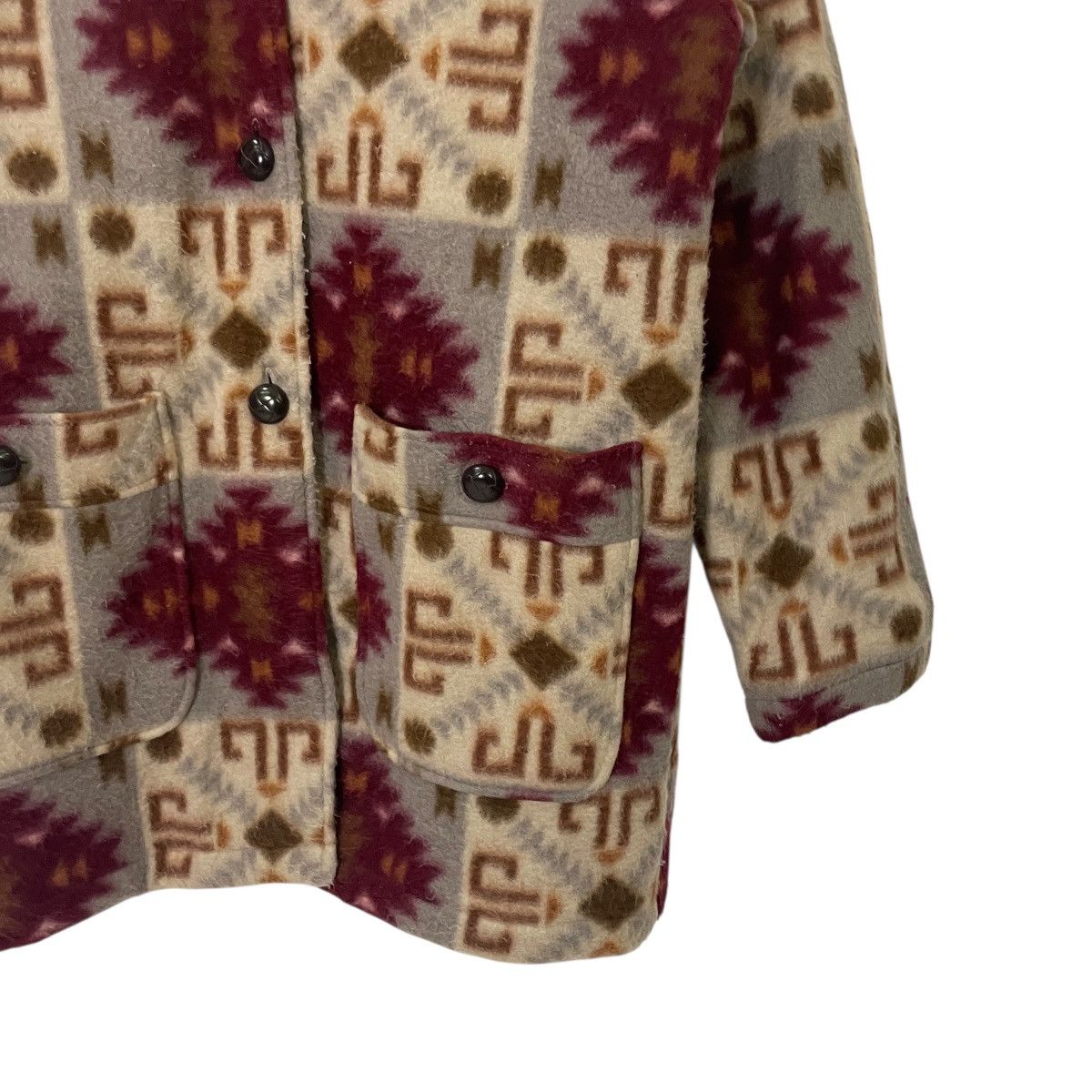 Japanese Brand Vintage Scandal Scoop Aztex Navajo Art Jacket Size XL / US 12-14 / IT 48-50 - 4 Thumbnail