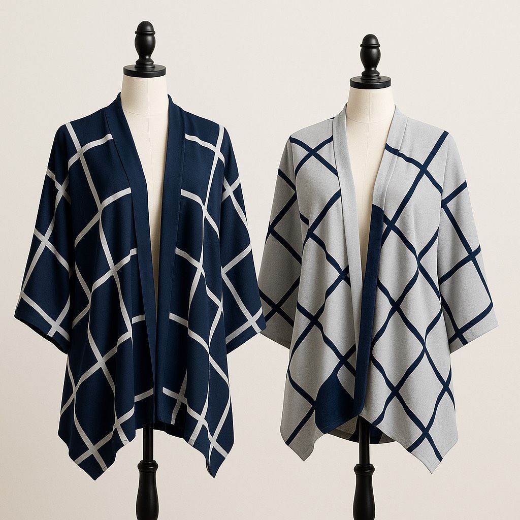 Moss Rose Reversible Kimono Wrap – One Size