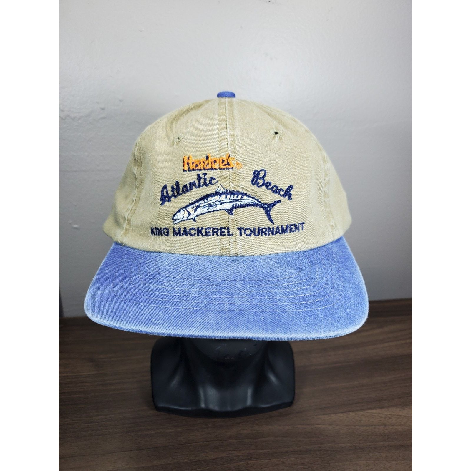 Vintage Hardee’s Atlantic Beach Mackerel Tournament Snapback Hat Cap Size ONE SIZE - 1 Thumbnail