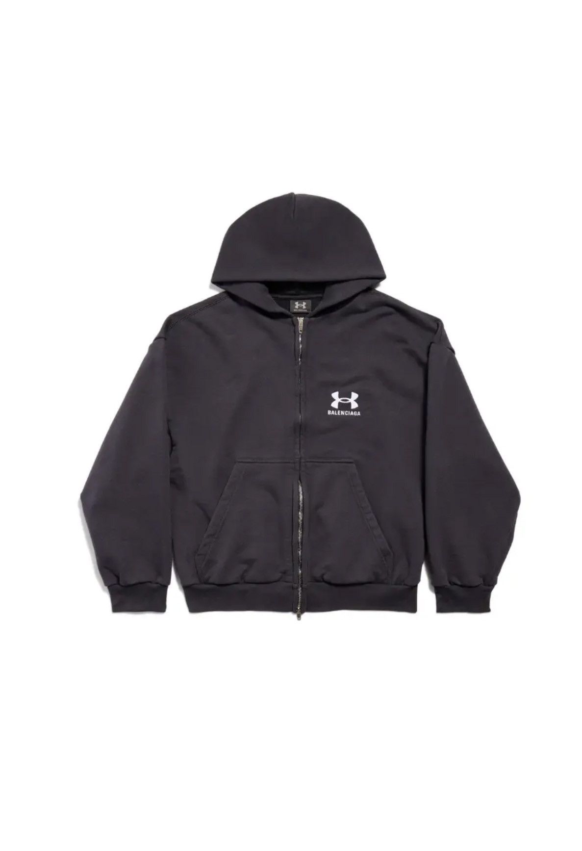 BALENCIAGA / Under Armour Zip-Up Hooded Sweater