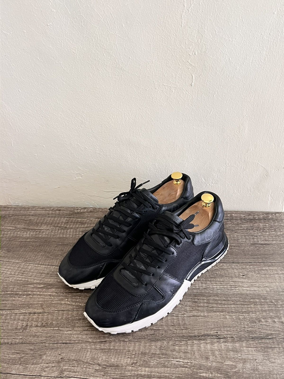 Louis Vuitton Run Away Sneakers - Black / White Size US 10.5 / EU 43-44 - 5 Thumbnail