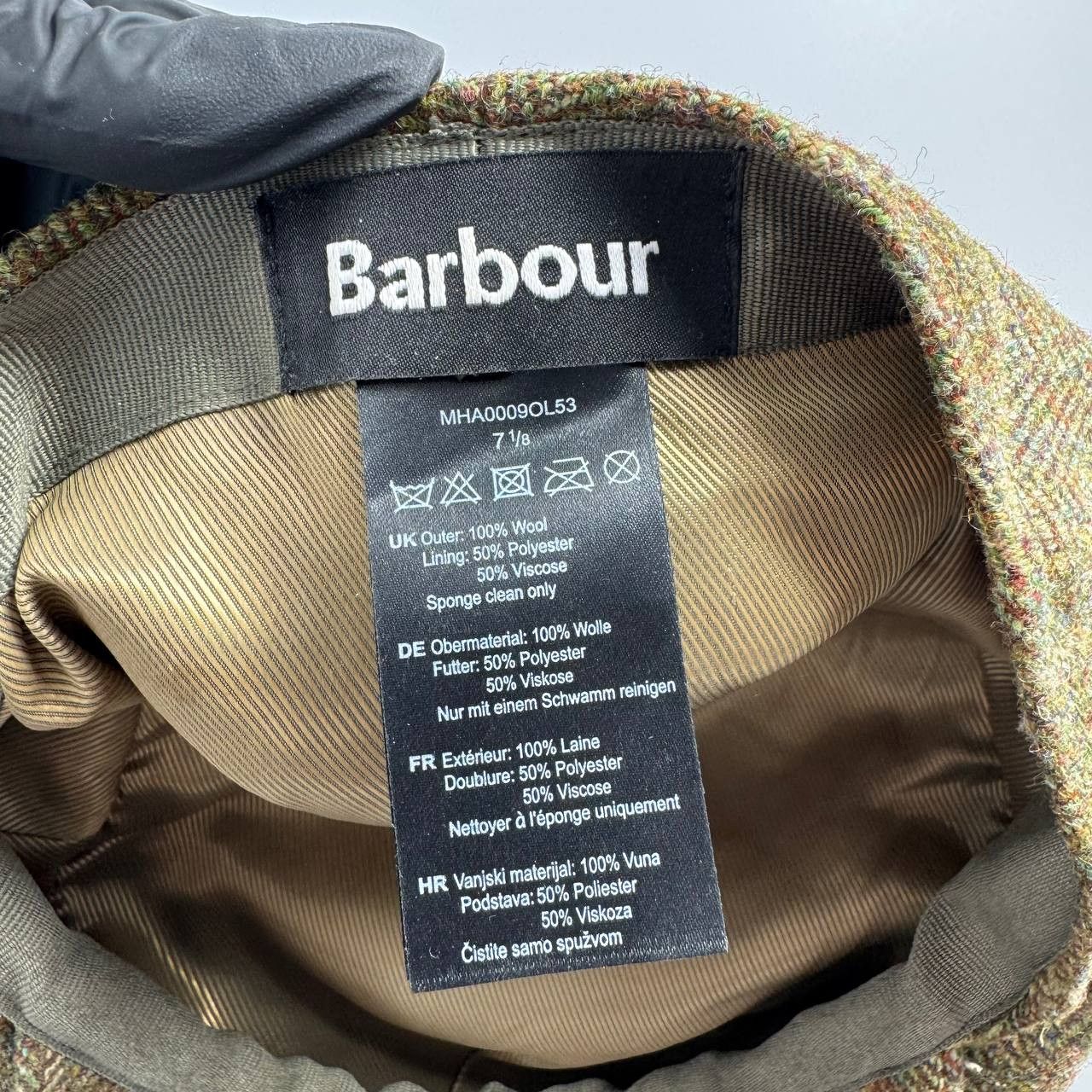 Barbour Barbour Tweed Flat Cap Wool Brown Size 7 1/8 Size ONE SIZE - 10 Thumbnail