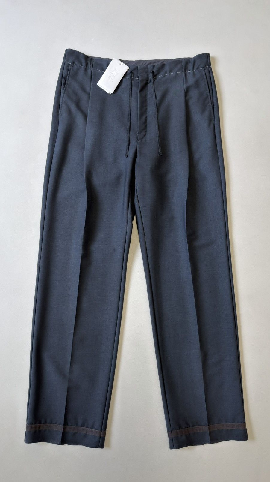 A/W 24 Over Dyed Blue Wide Leg Pants