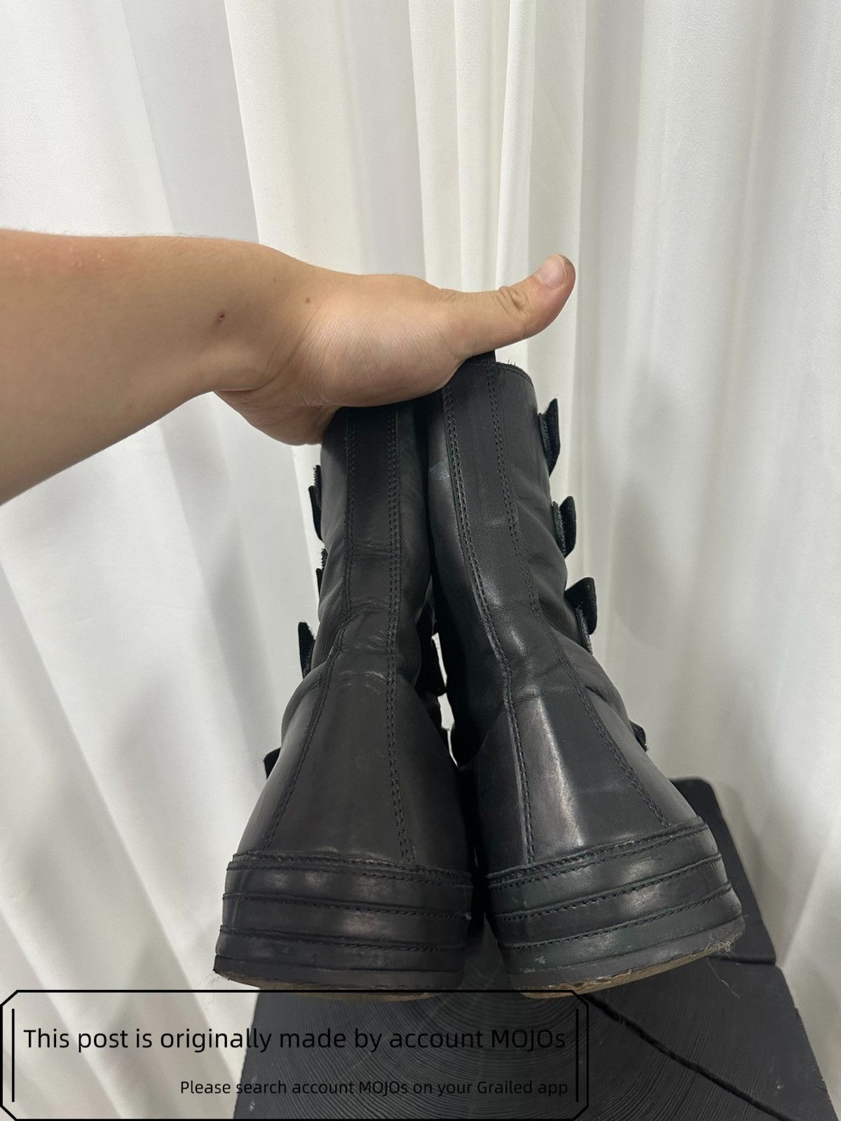 Ann Demeulemeester Sz 41 Ann Demeulemeester Multi Stripe Extra Hi-Top mojos2300 Size US 8 / EU 41 - 4 Thumbnail