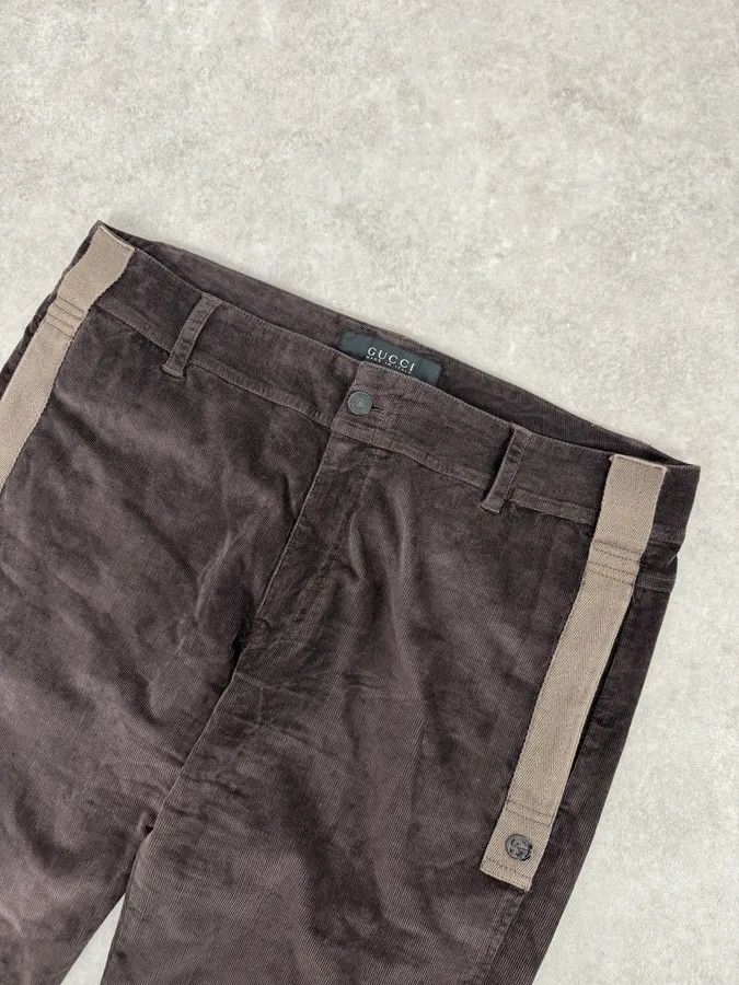 Gucci Gucci Cozy Brown Velvet Pants Size US 34 / EU 50 - 6 Thumbnail
