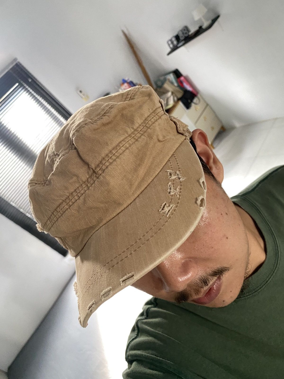 Hysteric Glamour × If Six Was Nine × Japanese Brand Cadet Distressed Punk Hat Size ONE SIZE - 3 Thumbnail
