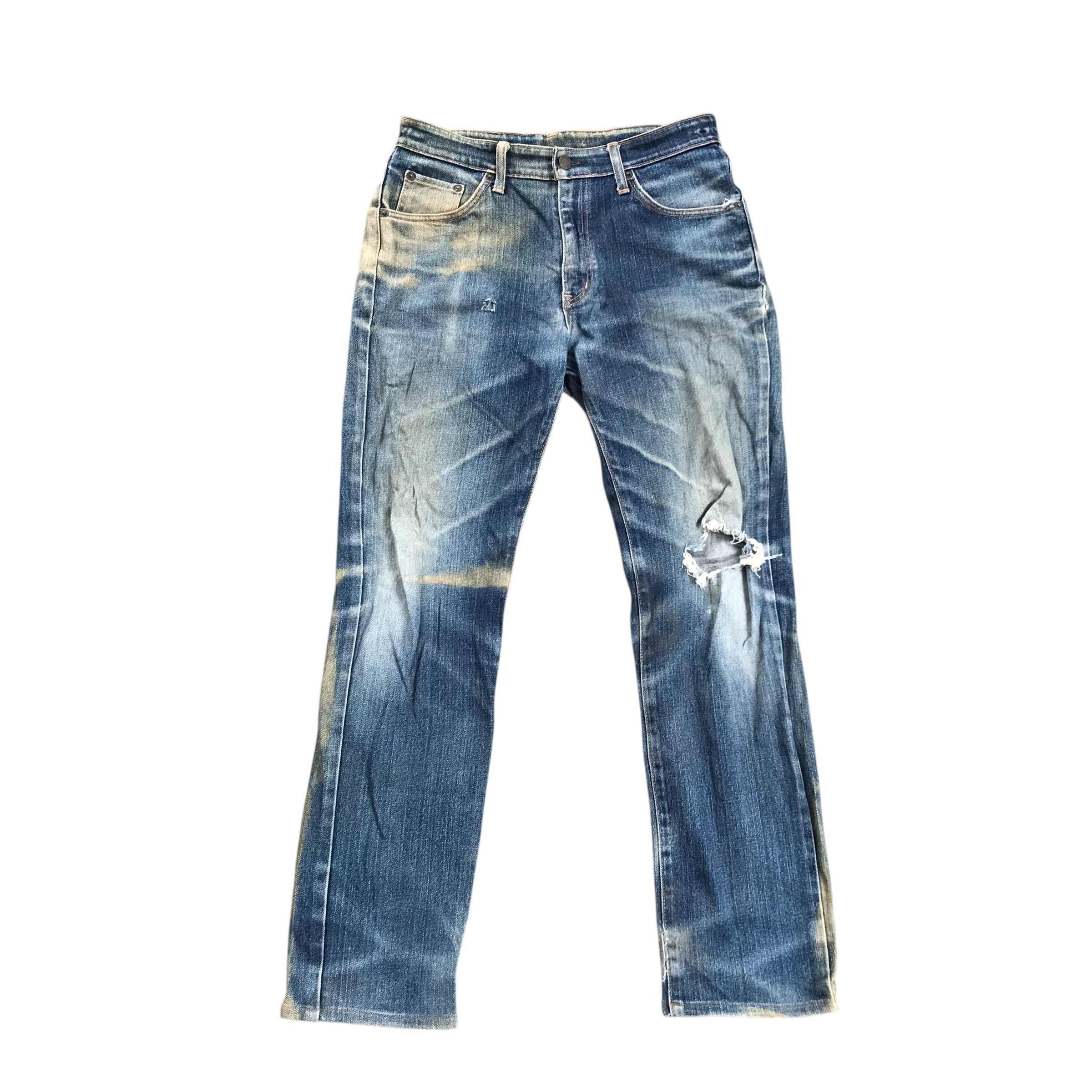 Edwin Vintage Edwin Distressed Denim Sun Faded-Size 30 Size US 30 / EU 46 - 1 Thumbnail