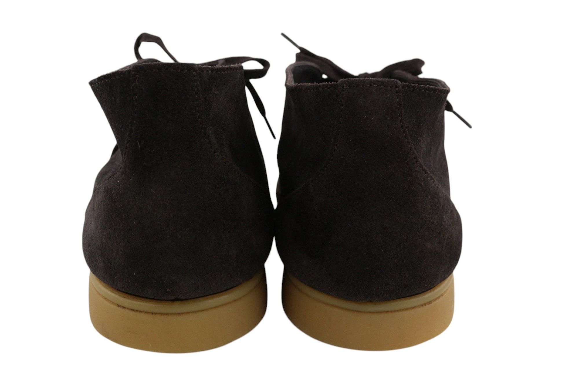 Suitsupply EU43 Dark Brown Suede Leather High Top Shoes 81564 Size US 10 / EU 43 - 5 Thumbnail