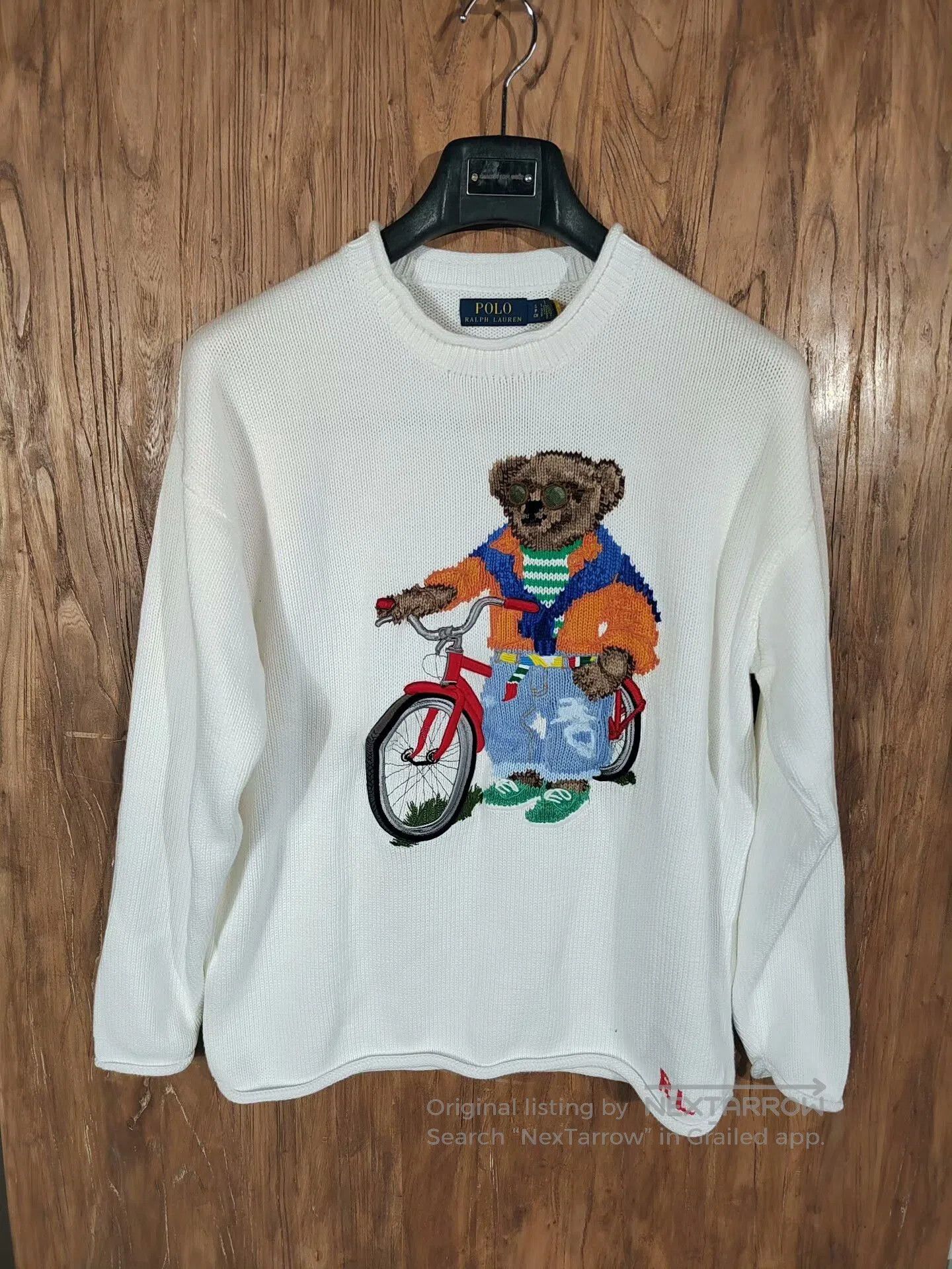 Polo Ralph Lauren RL Ralph Lauren Bear Sweater. Size US S / EU 44-46 / 1 - 1 Thumbnail